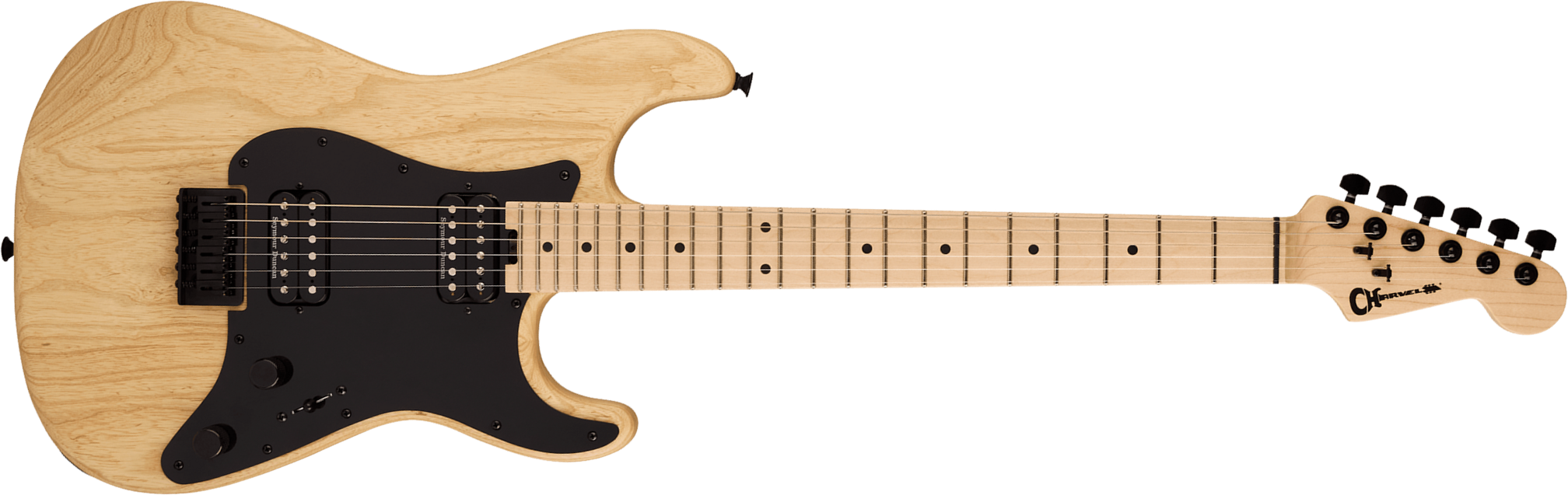 Charvel So-cal Style 1 Hh Ht Mpl Pro-mod 2h Ht Mn - Natural Ash - E-Gitarre in Str-Form - Main picture