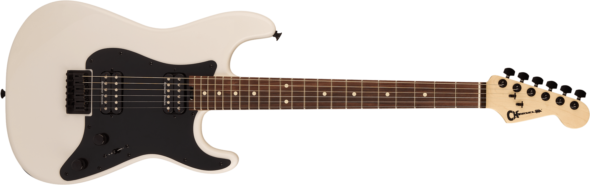 Charvel So-cal Style 1 Hh Ht Pro-mod 2h Ht Rw - Snow White - E-Gitarre in Str-Form - Main picture
