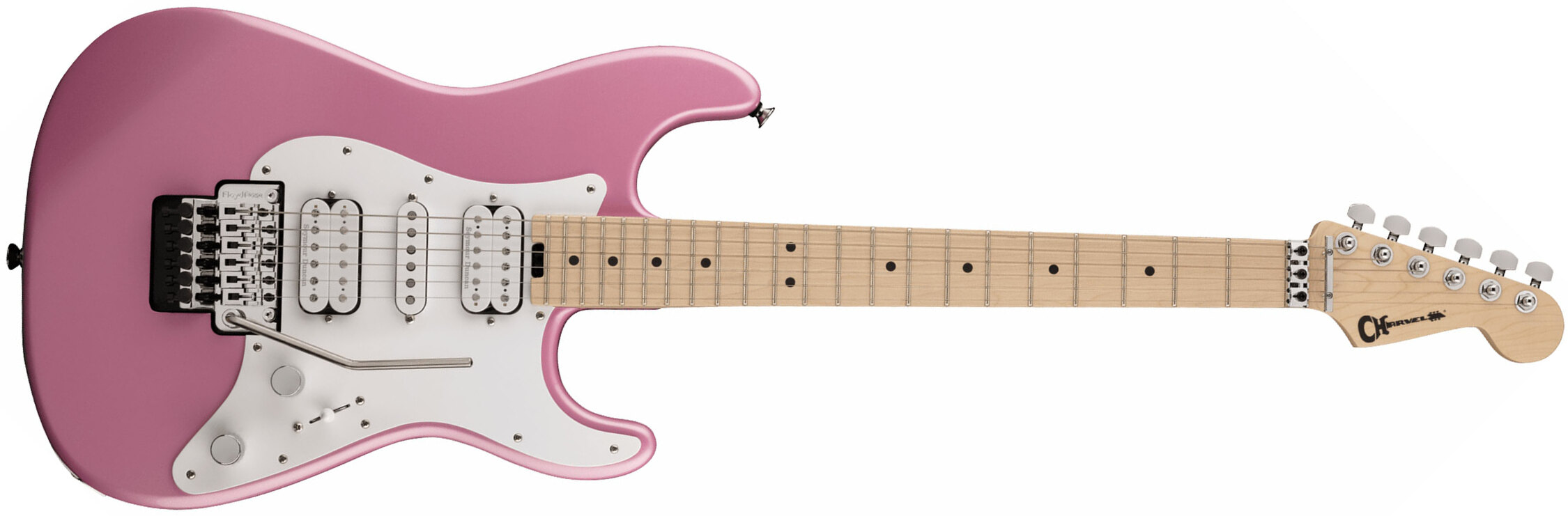 Charvel So-cal Style 1 Hsh Fr M Pro-mod Seymour Duncan Mn - Platinum Pink - E-Gitarre in Str-Form - Main picture