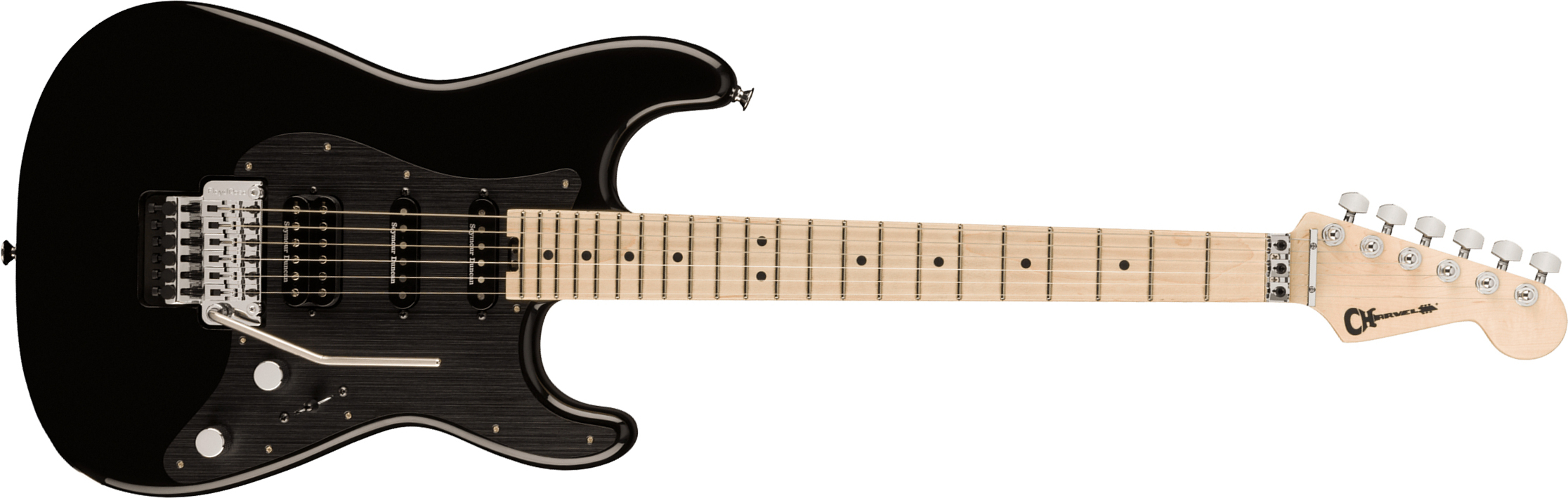Charvel So-cal Style 1 Hss Fr M Pro-mod Seymour Duncan Mn - Gloss Black - E-Gitarre in Str-Form - Main picture