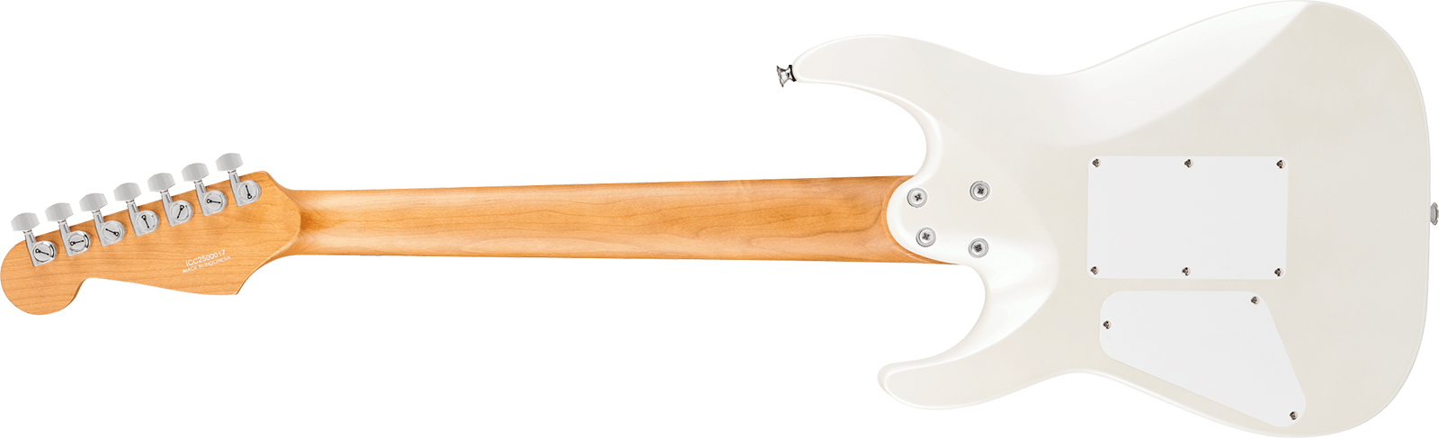 Charvel Dinky Dk24-7 Hh 2pt Eb Pro-mod Plus 7c 2h Trem Eb - Celestial Silk - E-Gitarre in Str-Form - Variation 1