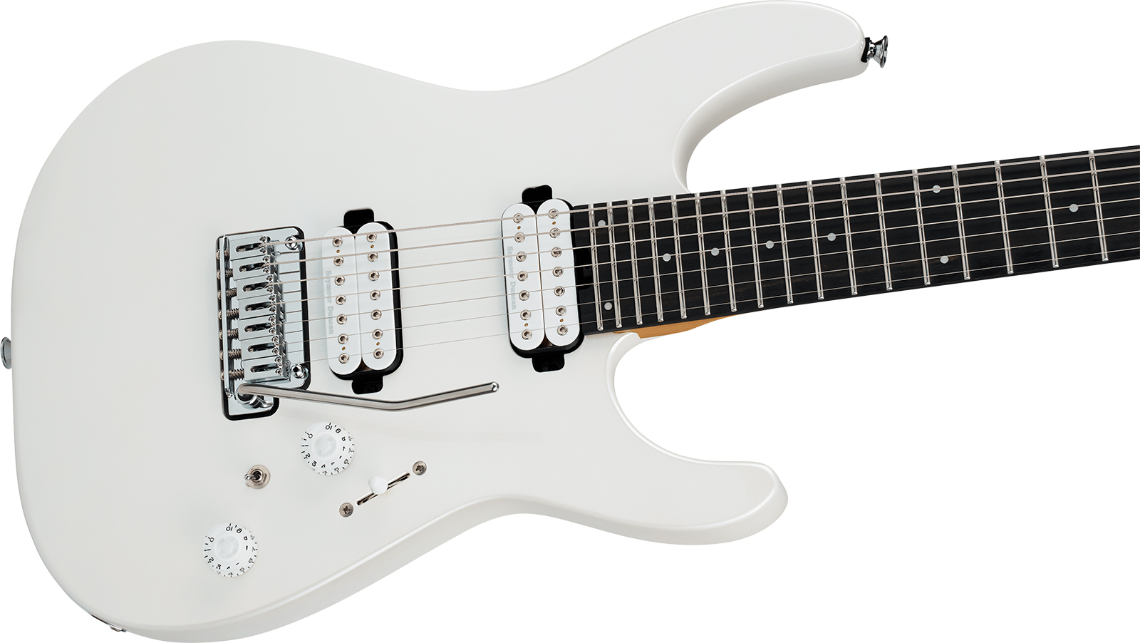 Charvel Dinky Dk24-7 Hh 2pt Eb Pro-mod Plus 7c 2h Trem Eb - Celestial Silk - E-Gitarre in Str-Form - Variation 2