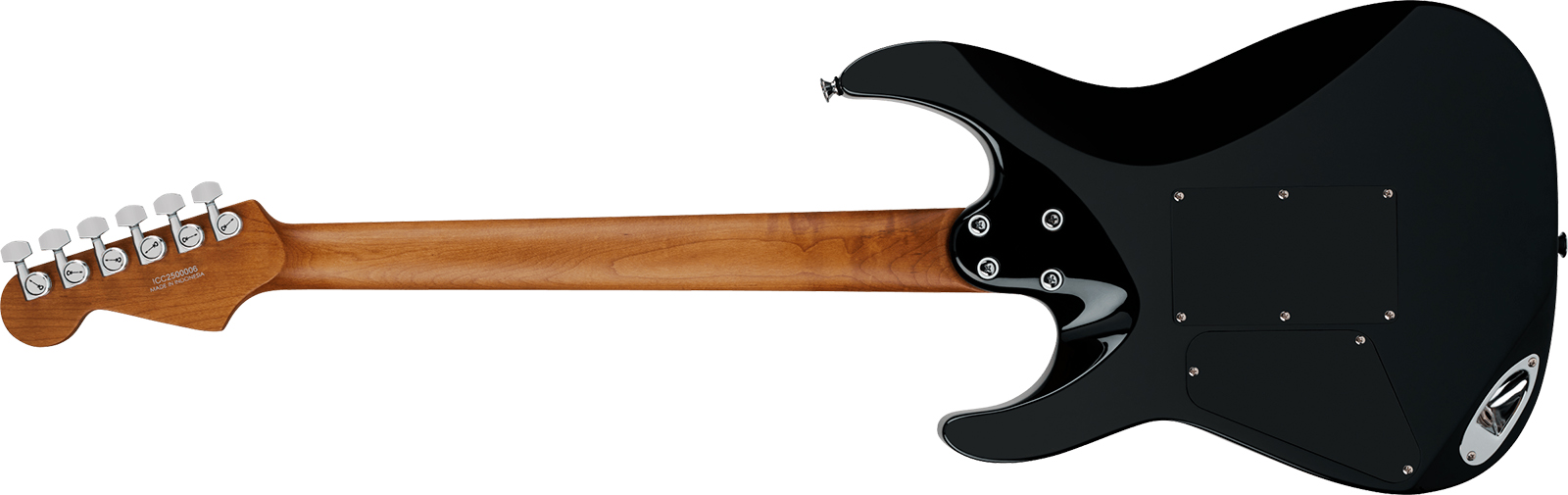 Charvel Dinky Dk24 Hh 2pt Eb Pro-mod Plus 2h Seymour Duncan Trem Eb - Raven Black - E-Gitarre in Str-Form - Variation 1