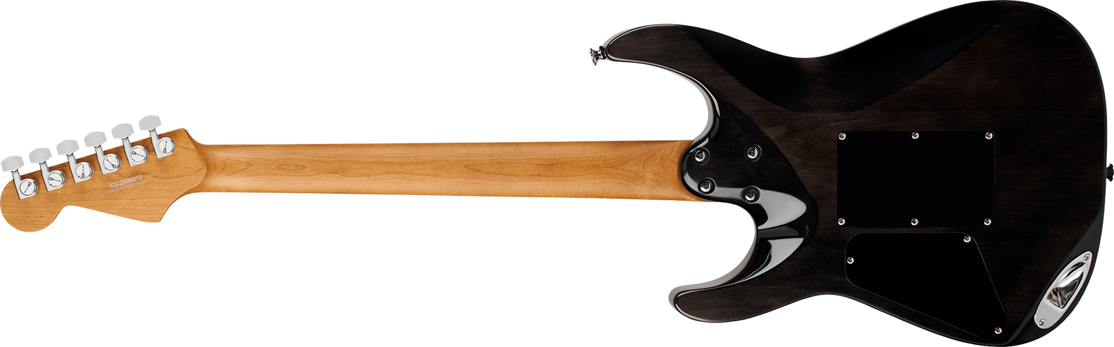 Charvel Dinky Dk24 Hh 2pt Eb Qm Pro-mod Plus 2h Seymour Duncan Trem Eb - Midnight Ocean - E-Gitarre in Str-Form - Variation 1