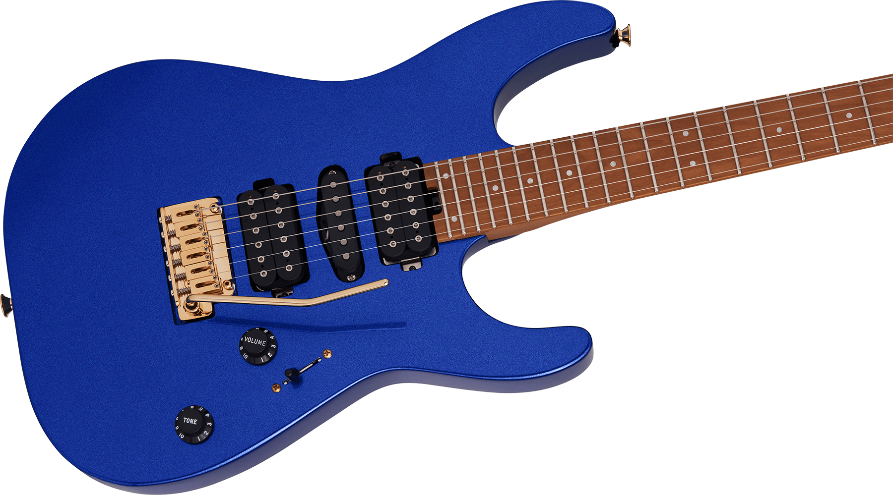 Charvel Dinky Dk24 Hsh 2pt Cm Pro-mod Seymour Duncan Trem Mn - Mystic Blue - E-Gitarre in Str-Form - Variation 2