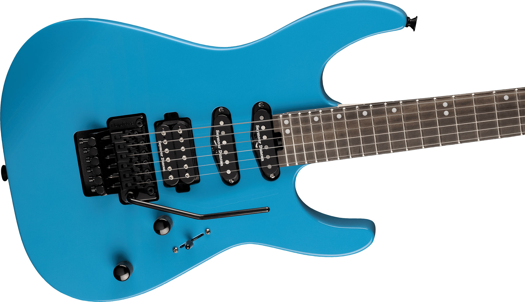 Charvel Dinky Dk24 Hss Fr E Pro-mod Seymour Duncan Eb - Infinity Blue - E-Gitarre in Str-Form - Variation 2