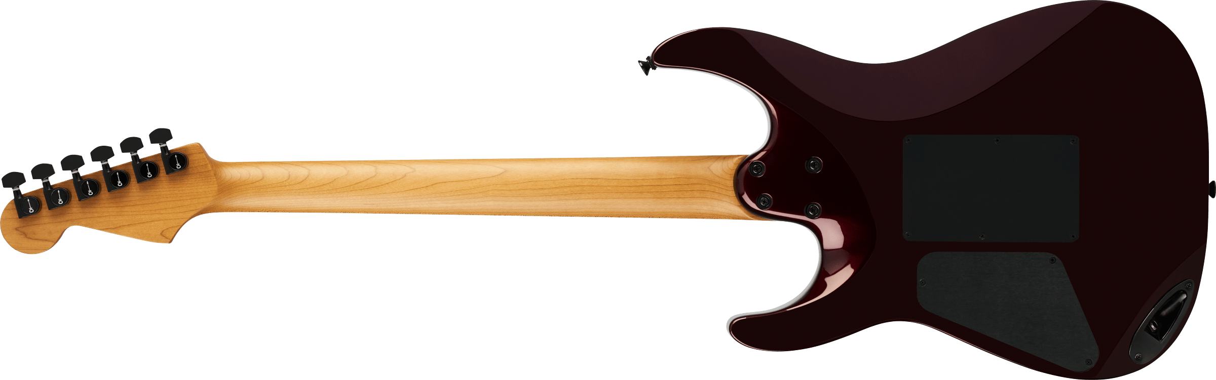 Charvel Dk24 Pro Mod Dinky Plus Hh Fr Eb - Crimson Eclipse - E-Gitarre in Str-Form - Variation 1