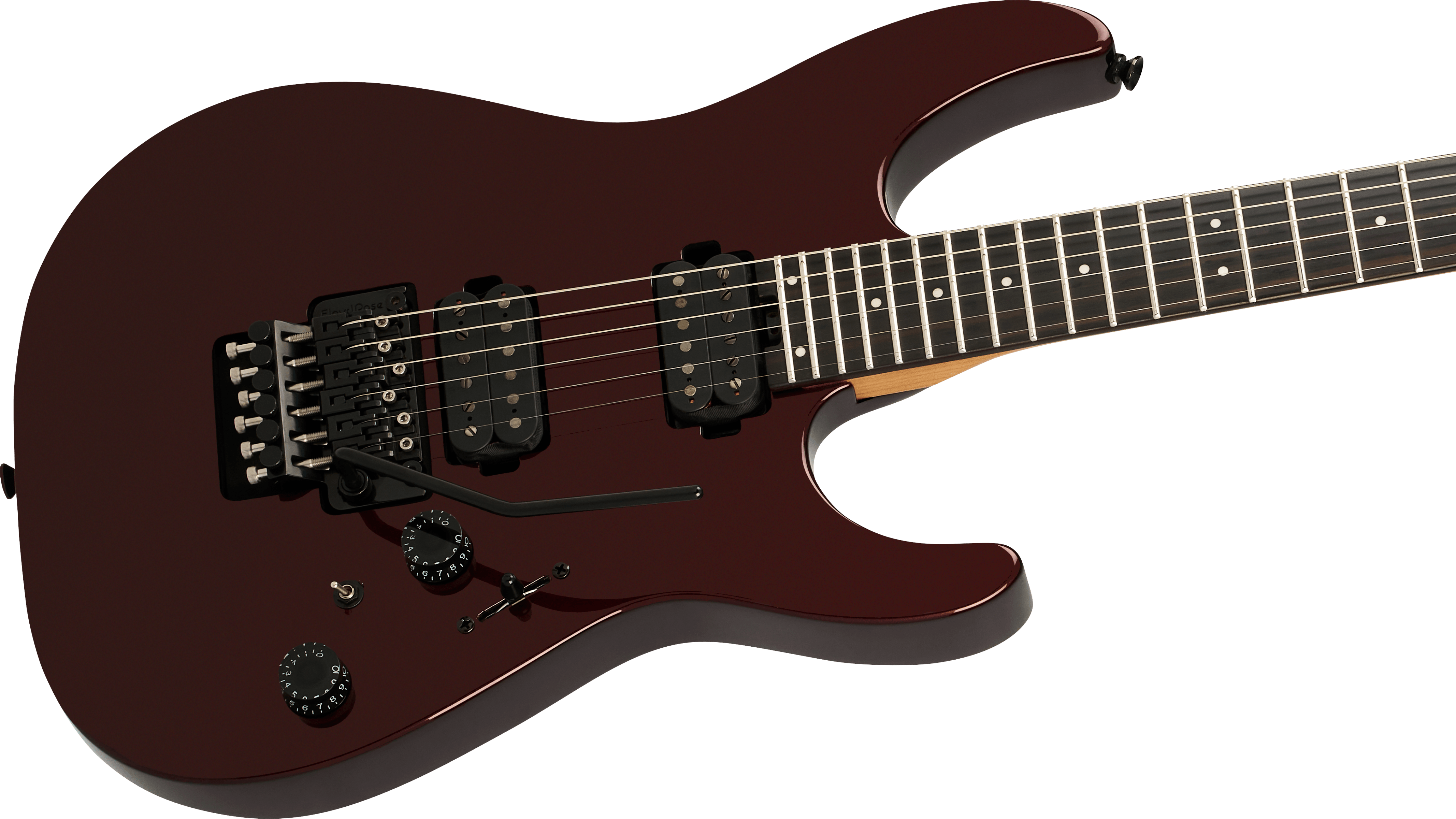 Charvel Dk24 Pro Mod Dinky Plus Hh Fr Eb - Crimson Eclipse - E-Gitarre in Str-Form - Variation 3