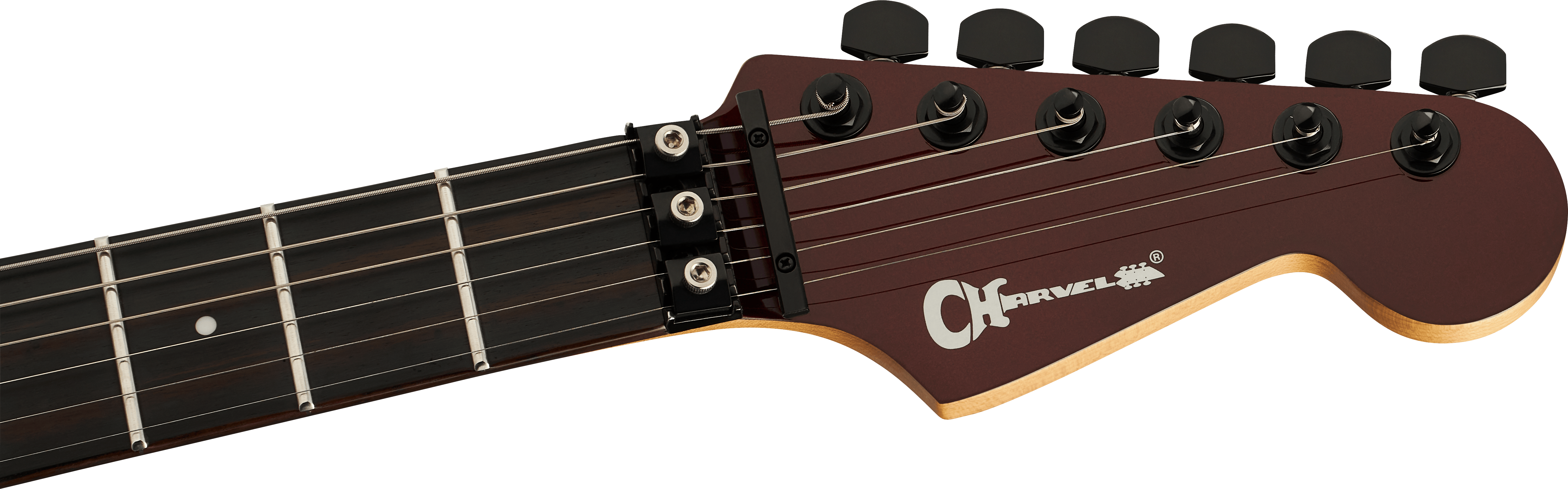 Charvel Dk24 Pro Mod Dinky Plus Hh Fr Eb - Crimson Eclipse - E-Gitarre in Str-Form - Variation 4