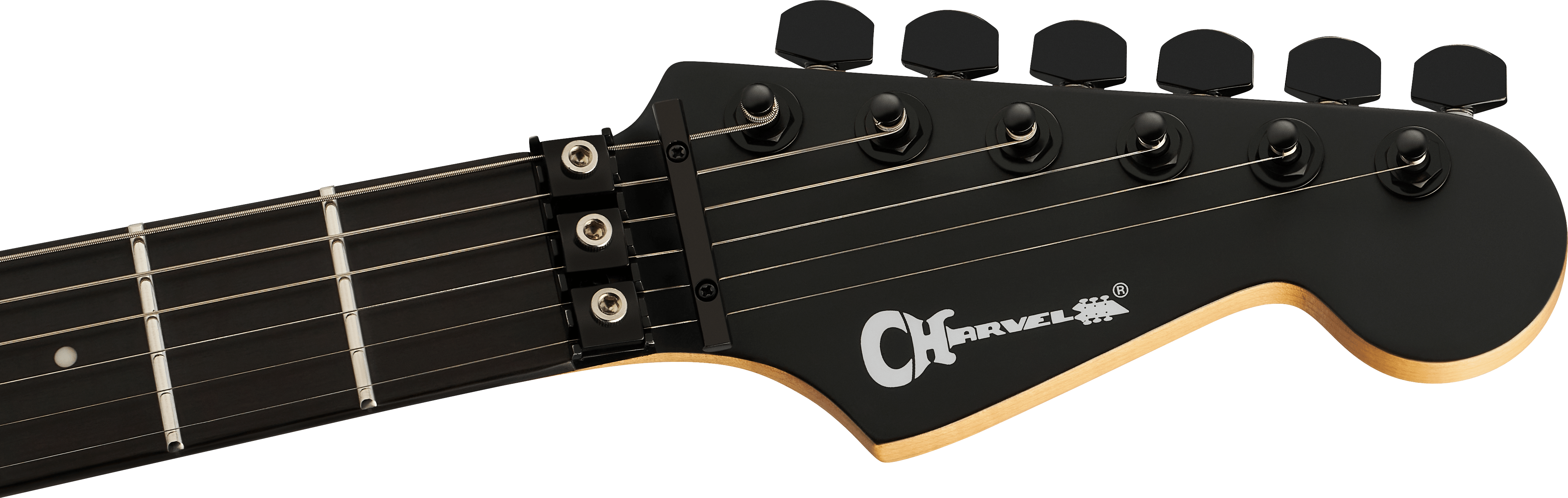 Charvel Dk24 Pro Mod Dinky Plus Hh Fr Eb - Satin Black - E-Gitarre in Str-Form - Variation 4