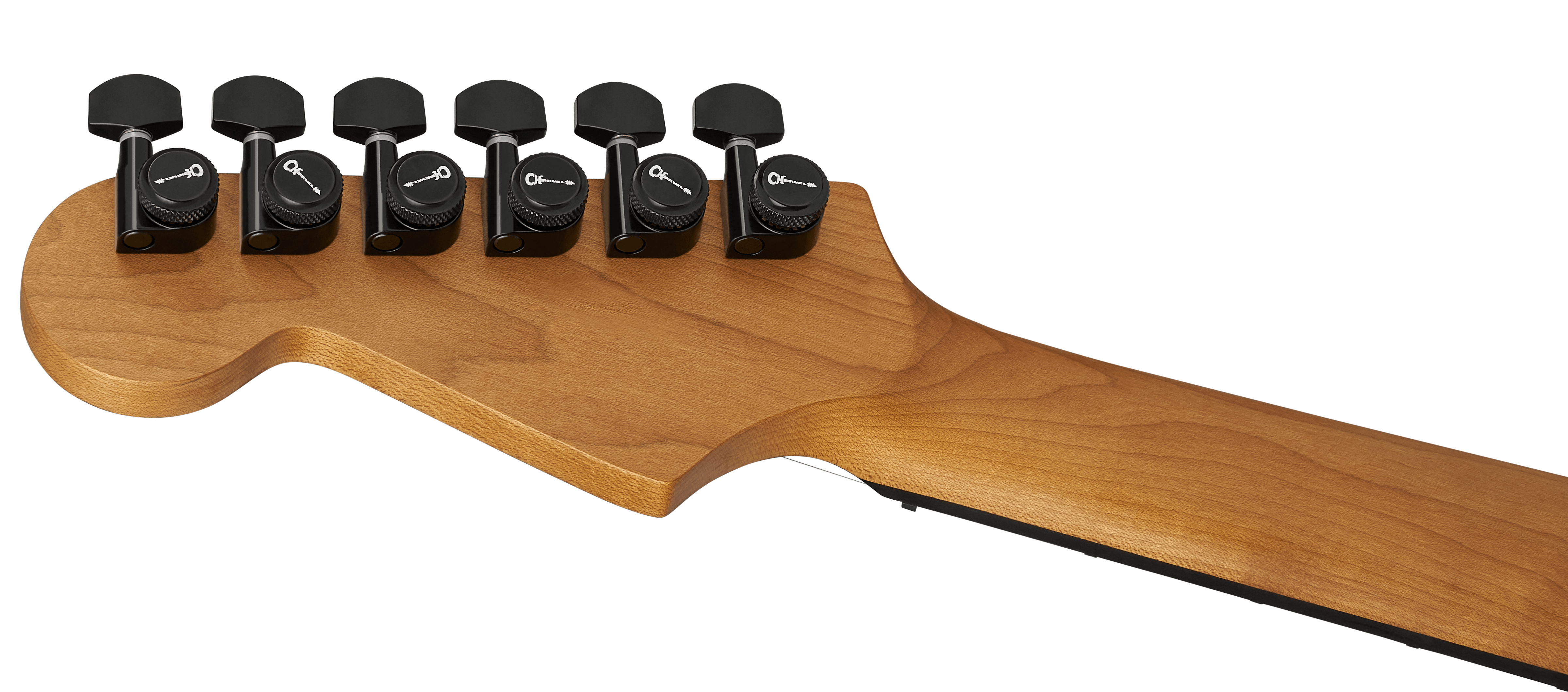 Charvel Dk24 Pro Mod Dinky Qm Plus Ht Hh Eb - Black Ash - E-Gitarre in Str-Form - Variation 5