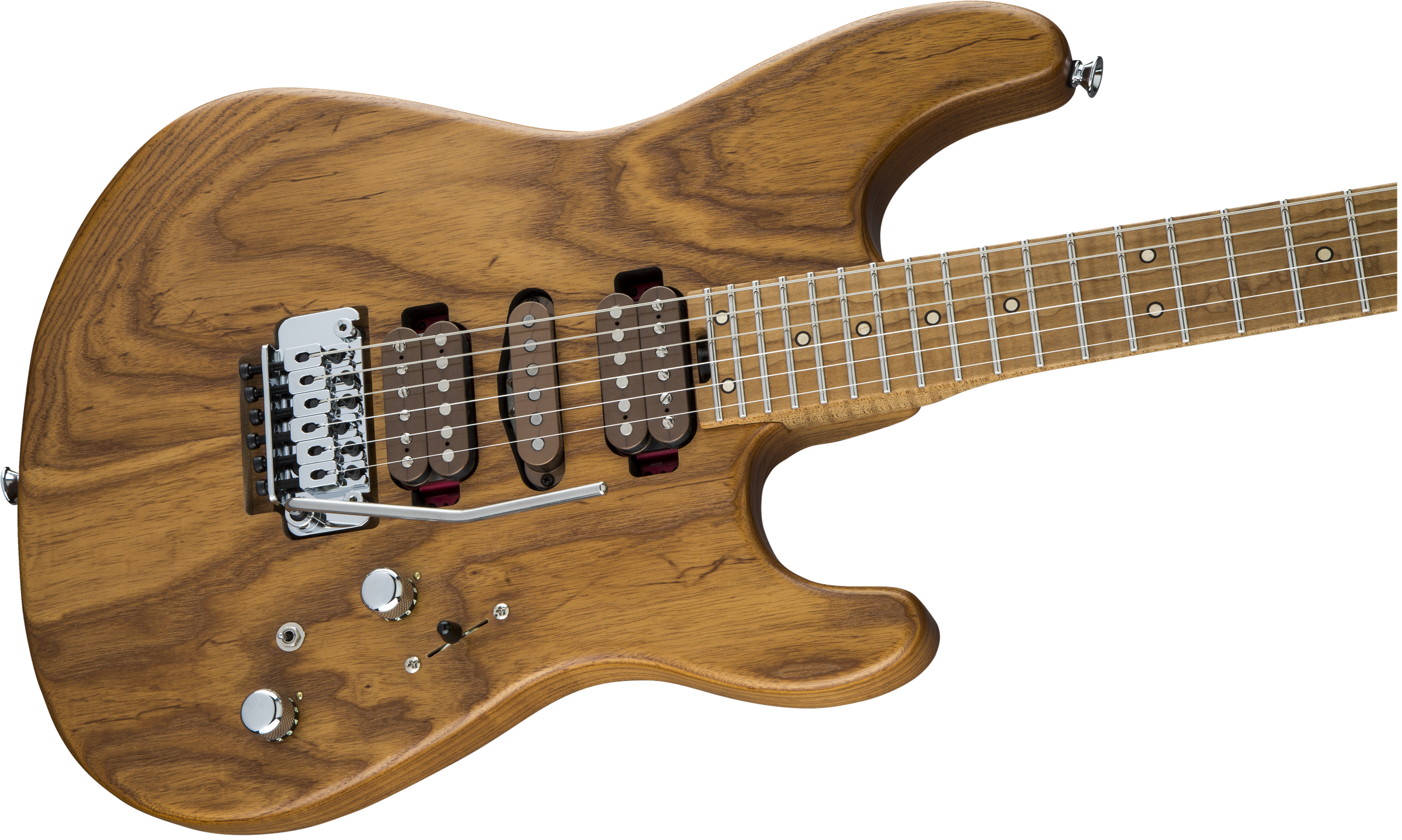 Charvel Guthrie Govan Hsh Caramelized Ash Signature Usa Trem Mn - Natural - E-Gitarre in Str-Form - Variation 2