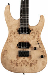 E-gitarre in str-form Charvel Pro-Mod DK24 HH HT E Mahogany with Poplar Burl - Desert sand