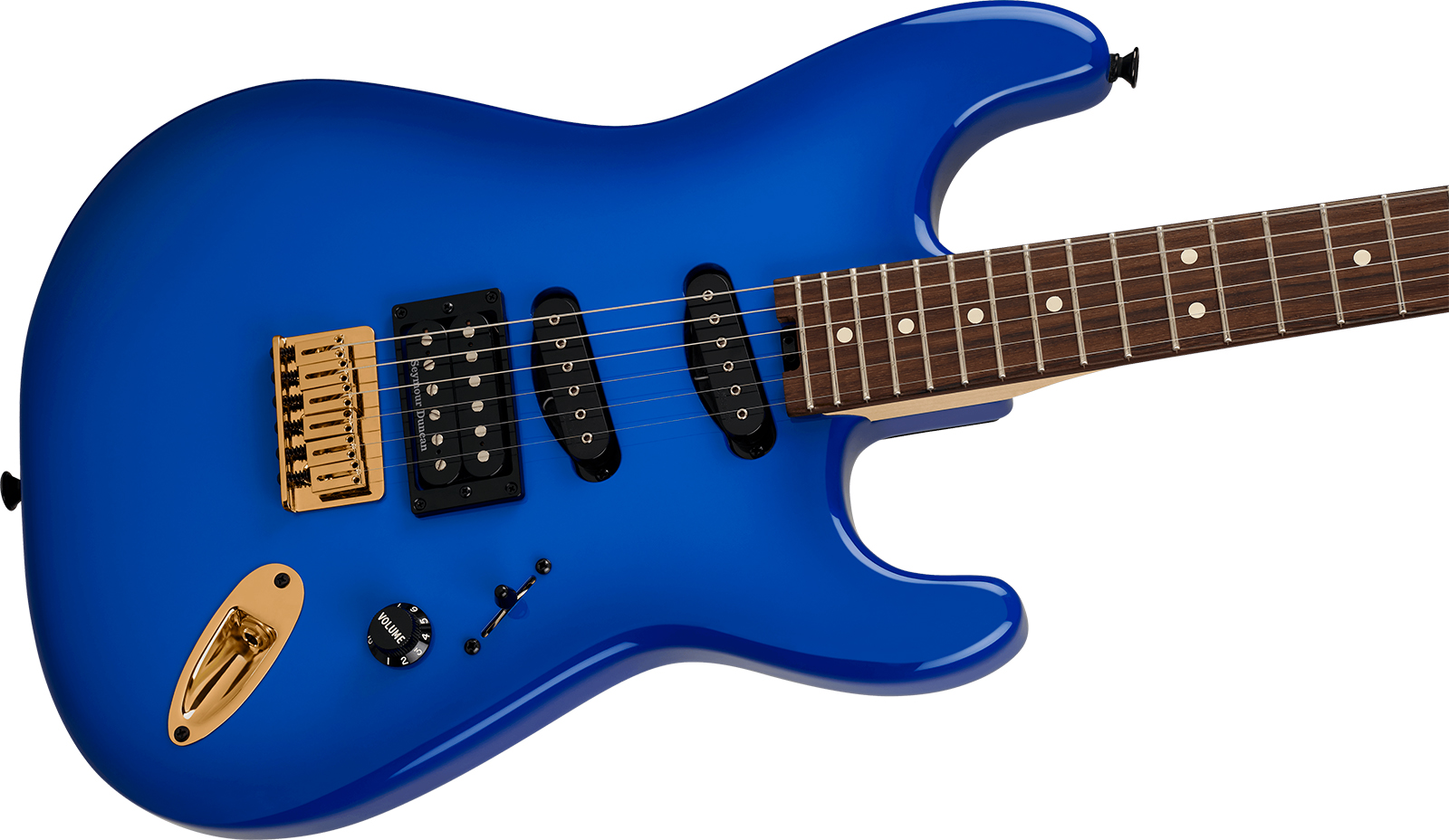 Charvel Jake E Lee San Dimas Style 1 Pro Mod Mex Signature Hss Ht Rw - Blue Burst - Signature-E-Gitarre - Variation 2