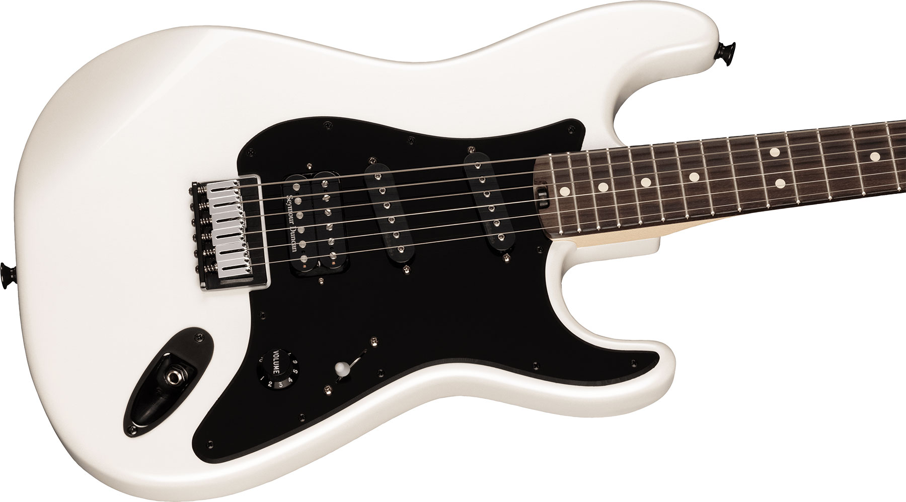 Charvel Jake E Lee So-cal Style 1 Hss Ht Rw Pro-mod Signature Hss S.duncan/dimarzio - Pearl White - E-Gitarre in Str-Form - Variation 2