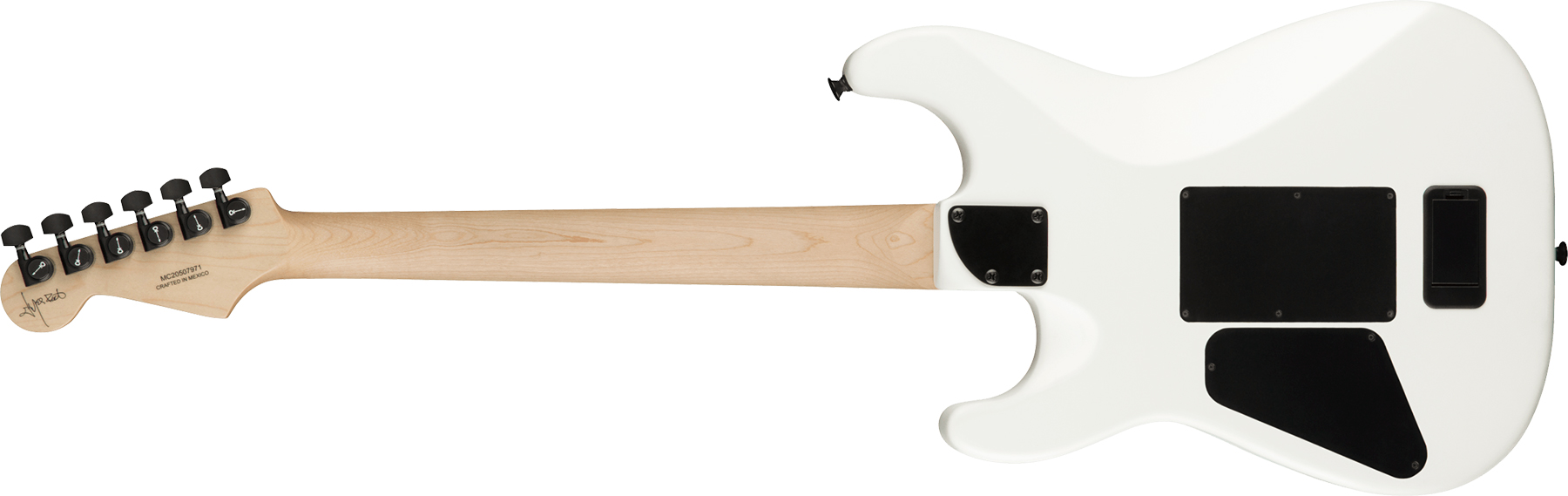 Charvel Jim Root San Dimas Style 1 Hh Fr E Pro-mod Signature 2h Emg Eb - Satin White - E-Gitarre in Str-Form - Variation 1