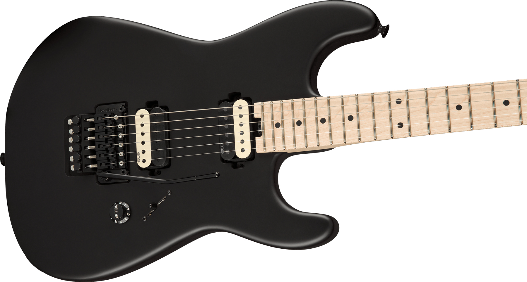 Charvel Jim Root San Dimas Style 1 Hh Fr M Pro-mod Signature 2h Emg Mn - Satin Black - E-Gitarre in Str-Form - Variation 2