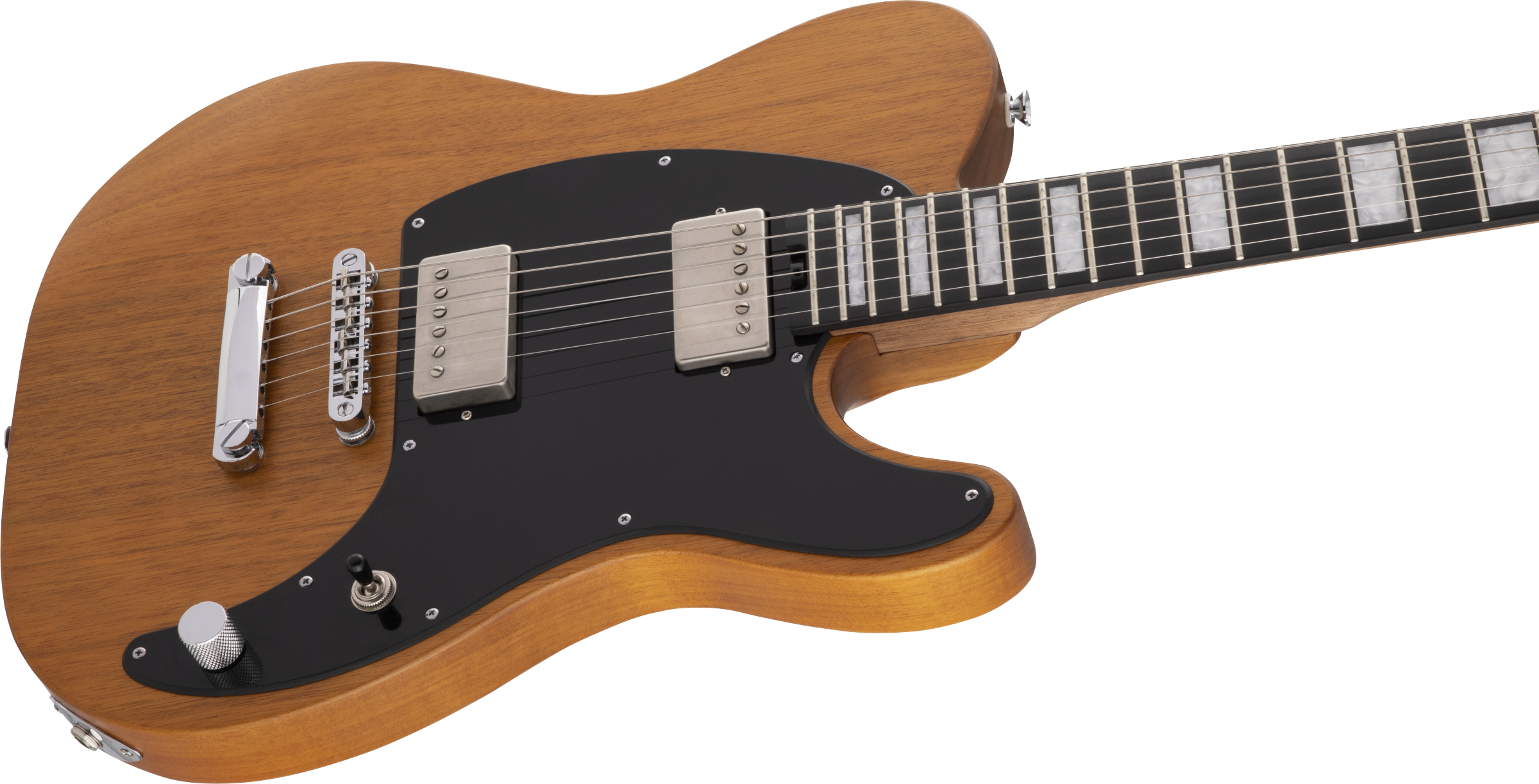 Charvel Joe Duplantier San Dimas Style 2 Hh E Mahogany Pro-mod Signature 2h Ht Eb - Natural - E-Gitarre in Teleform - Variation 1