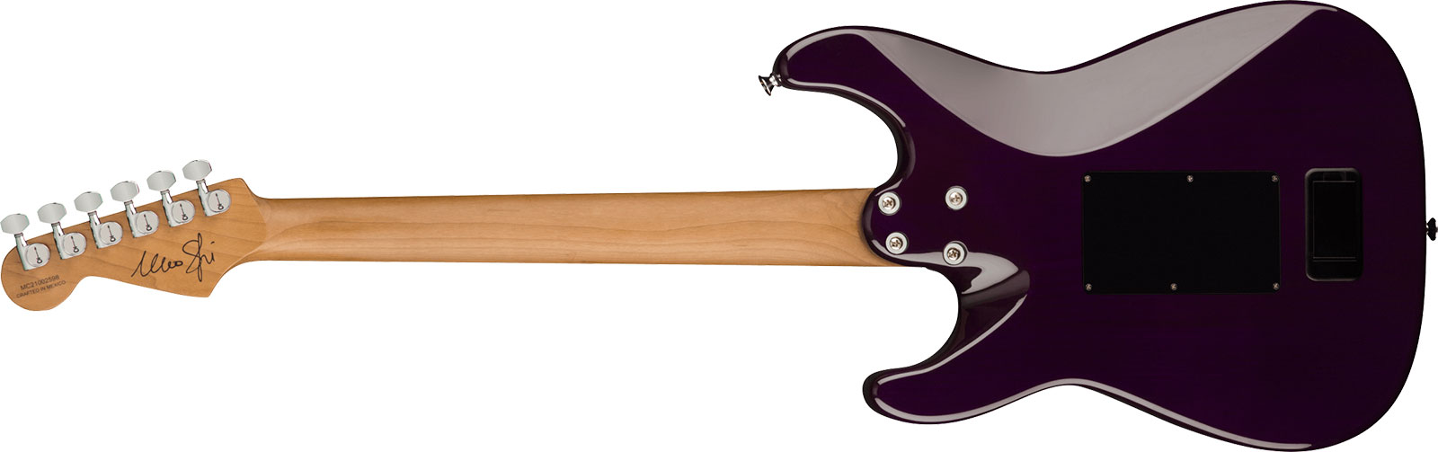 Charvel Marco Sfogli So Cal Style 1 Pro Mod Signature Hss Emg Fr Mn - Transparent Purple Burst - Signature-E-Gitarre - Variation 1