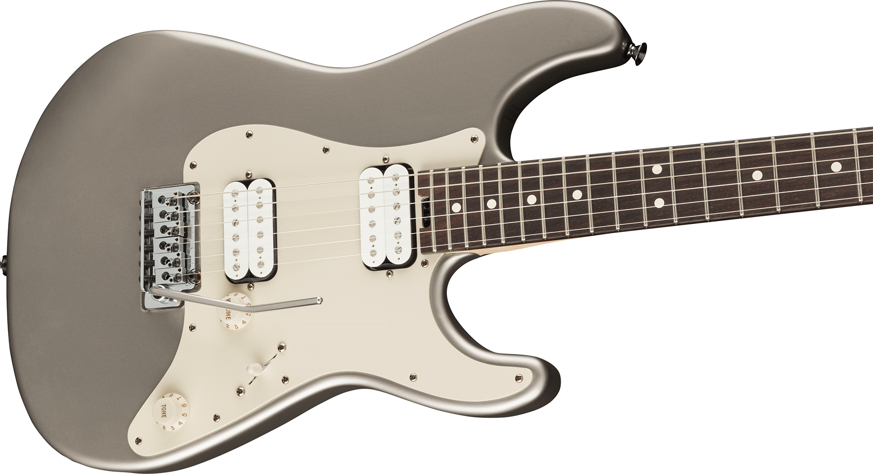 Charvel Prashant Aswani Pro-mod So-cal Pa28 Signature 2h Trem Mn - Inca Silver - E-Gitarre in Str-Form - Variation 2