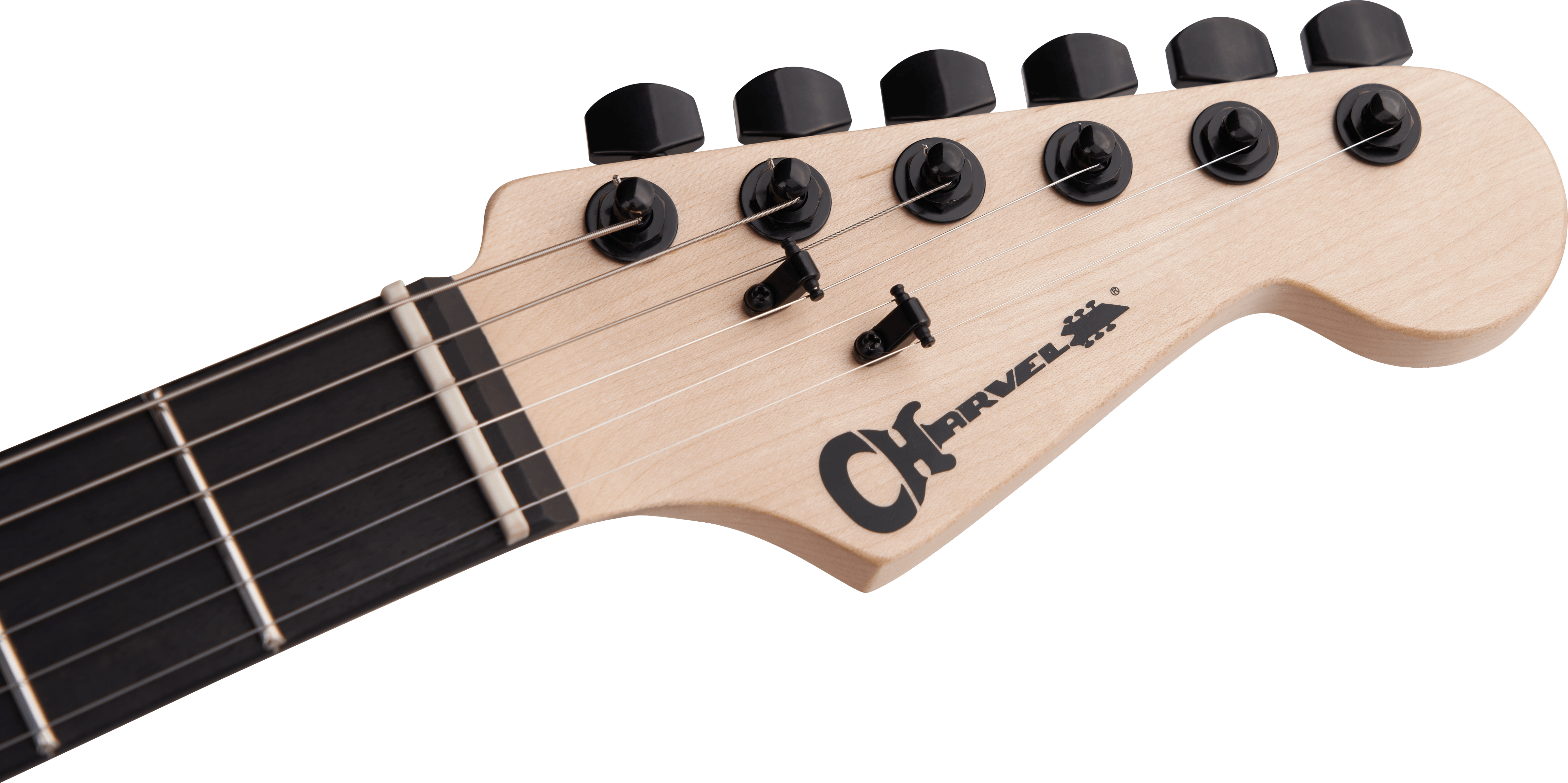 Charvel Dinky Dk24 Hh Ht E Pro-mod 2h Seymour Duncan Eb - Satin Black - E-Gitarre in Str-Form - Variation 3