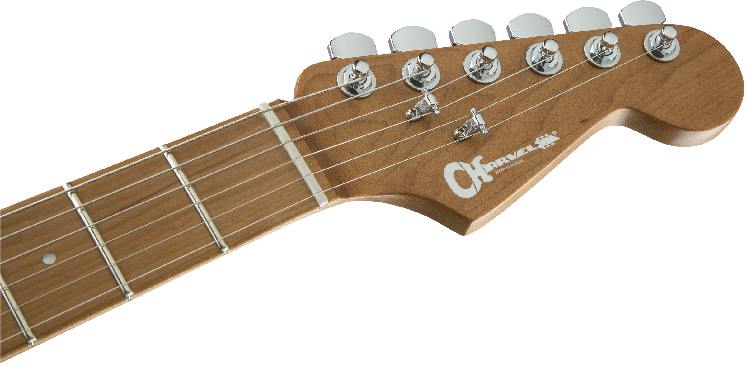 Charvel Pro-mod Dk24 Hss 2pt Cm Trem Mn - Satin Shell Pink - E-Gitarre in Str-Form - Variation 4