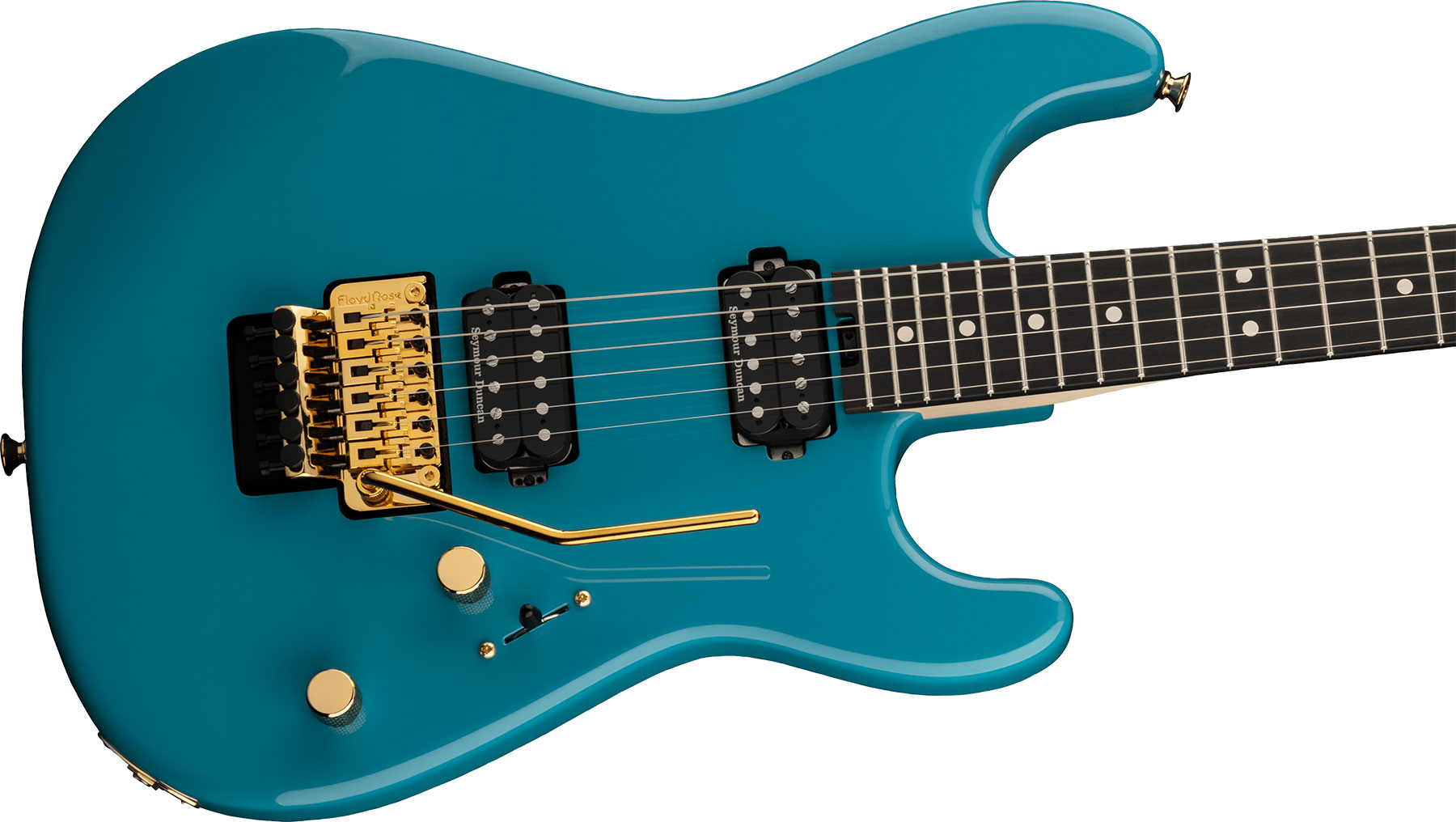 Charvel San Dimas Style 1 Hh Fr E Pro-mod Seymour Duncan Eb - Miami Blue - E-Gitarre in Str-Form - Variation 2