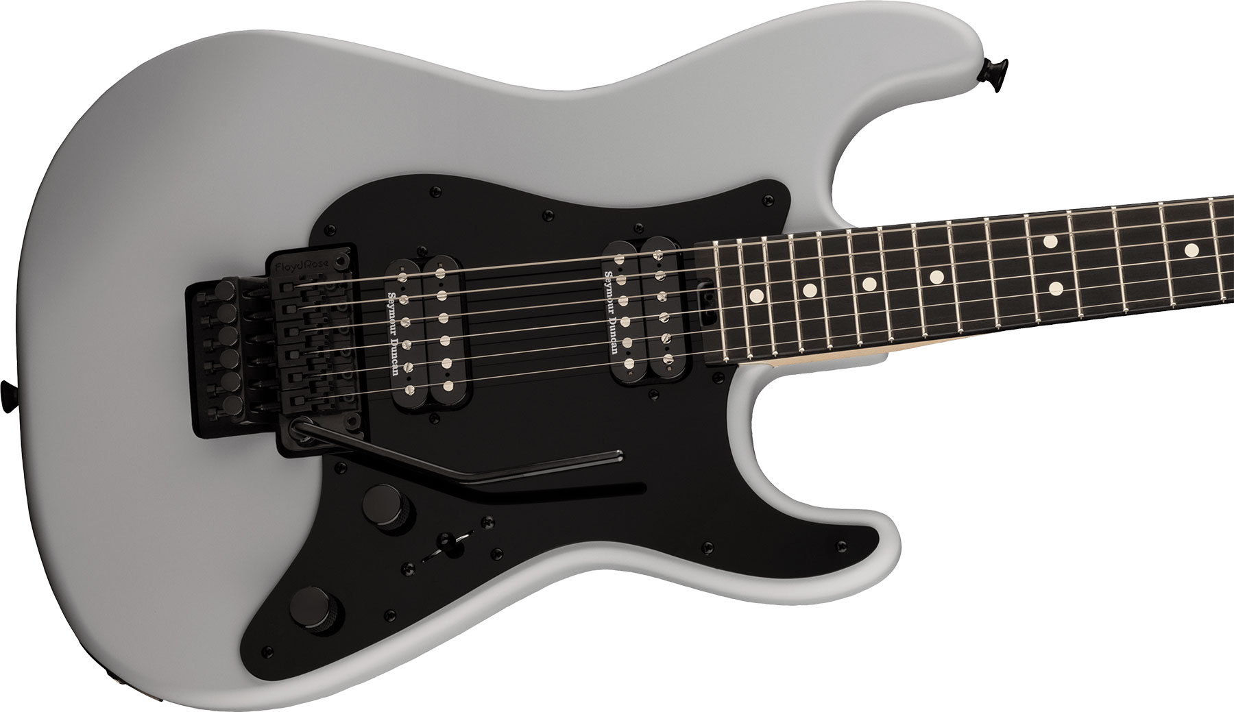 Charvel So-cal Style 1 Hh Fr E Pro-mod 2h Seymour Duncan Eb - Satin Primer Gray - E-Gitarre in Str-Form - Variation 2