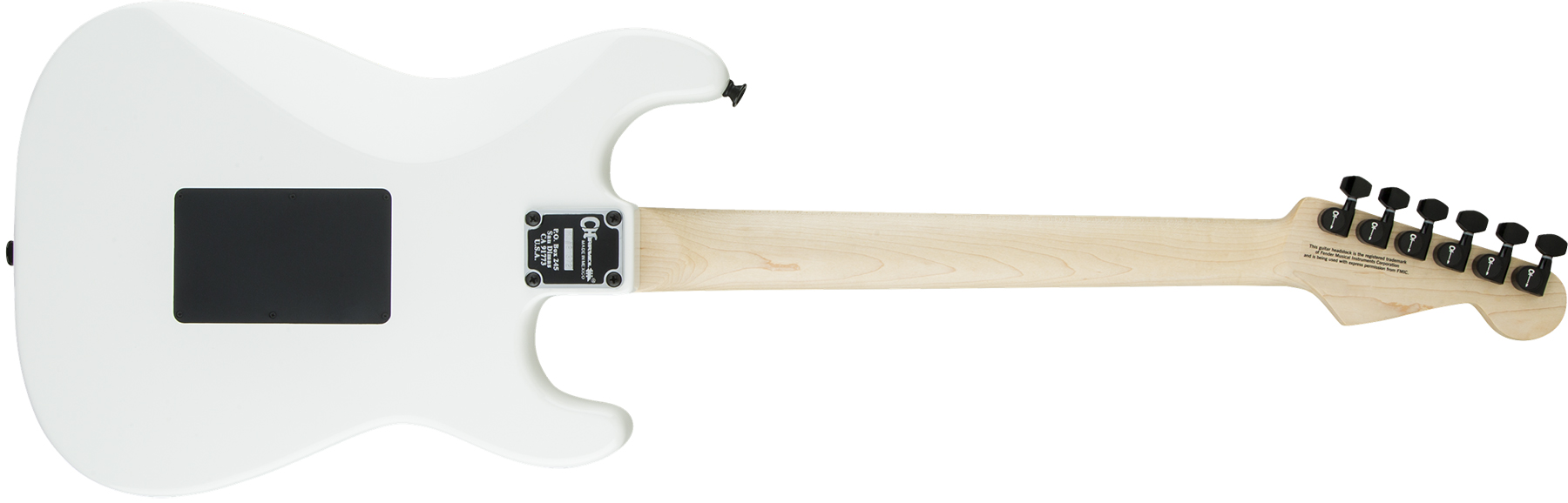 Charvel Pro-mod So-cal Style 1 Hh Fr M Lh Gaucher Seymour Duncan Fr Mn - Snow White - E-Gitarre für Linkshänder - Variation 1