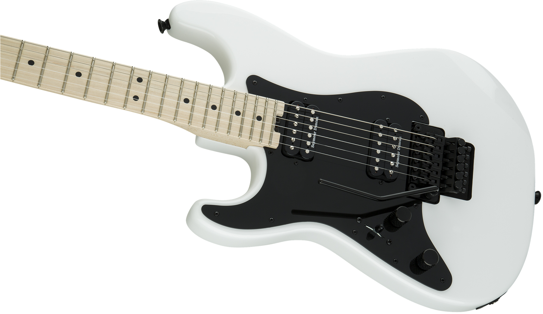 Charvel Pro-mod So-cal Style 1 Hh Fr M Lh Gaucher Seymour Duncan Fr Mn - Snow White - E-Gitarre für Linkshänder - Variation 3