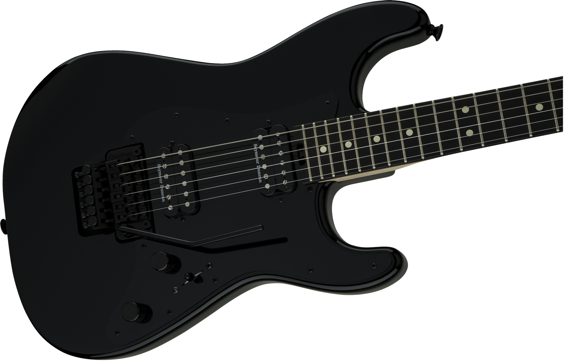 Charvel So-cal Style 1 Hh Fr E Pro-mod 2h Seymour Duncan Eb - Black - E-Gitarre in Str-Form - Variation 2