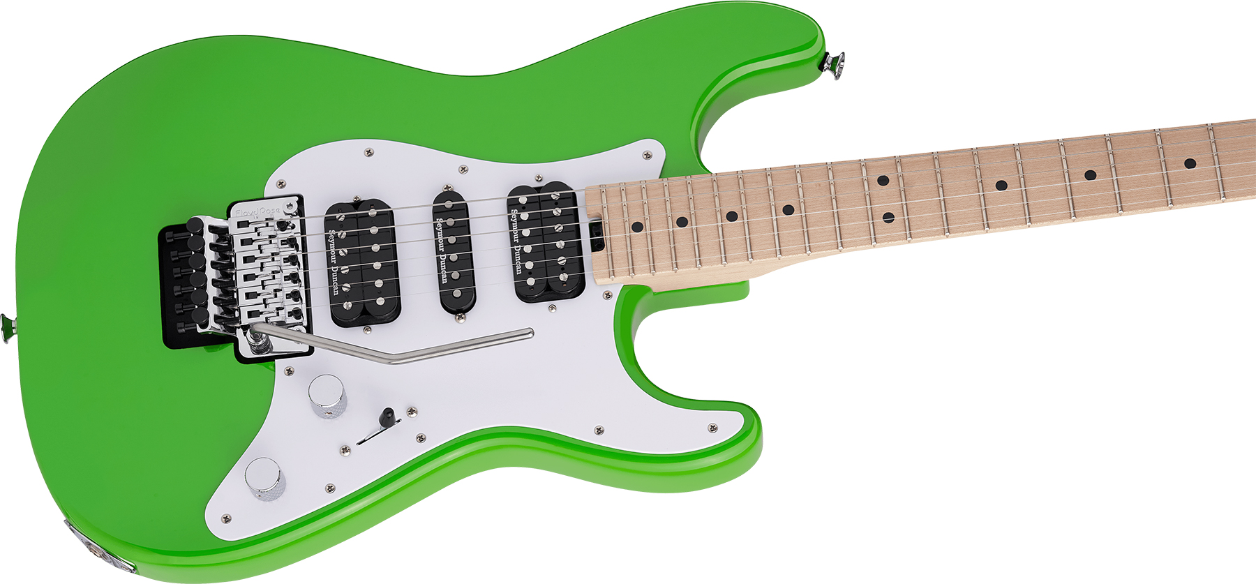 Charvel So-cal Style 1 Hsh  Fr M Pro-mod Seymour Duncan Mn - Slime Green - E-Gitarre in Str-Form - Variation 2