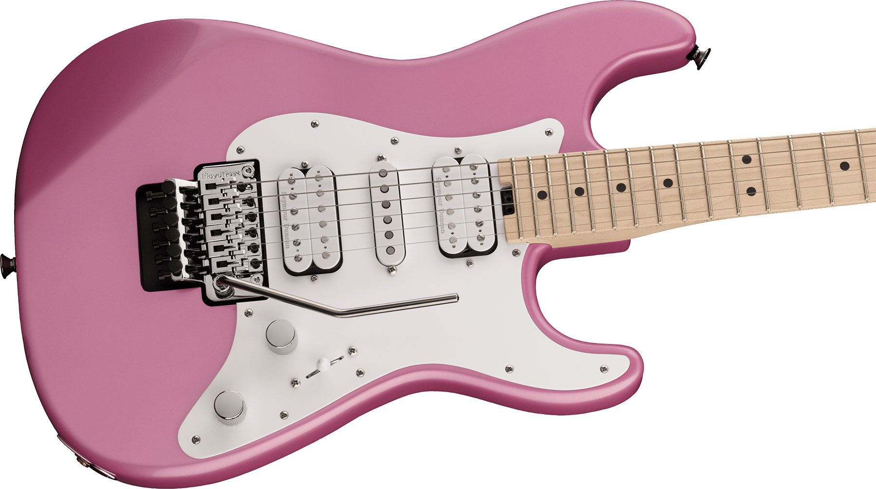Charvel So-cal Style 1 Hsh Fr M Pro-mod Seymour Duncan Mn - Platinum Pink - E-Gitarre in Str-Form - Variation 2