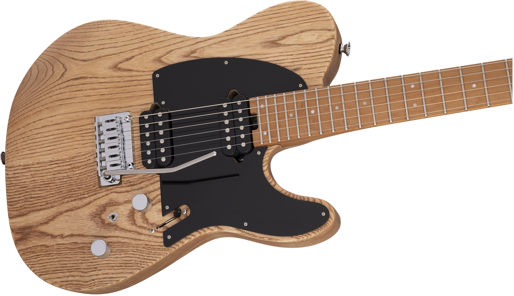 Charvel So-cal Style 2 24 Hh 2pt Cm Pro-mod 2h Fishman Fluence Trem Mn - Natural Satin - E-Gitarre in Teleform - Variation 2