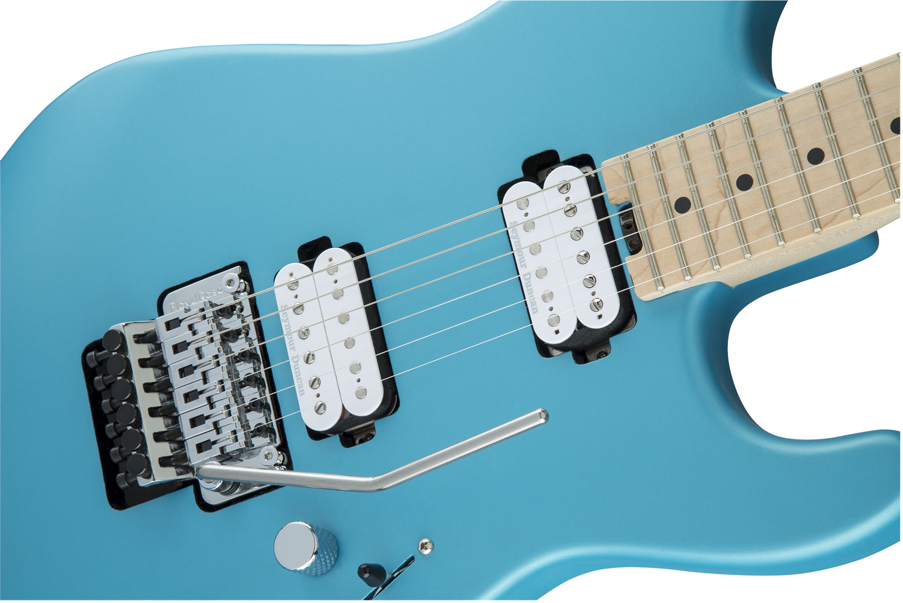 Charvel San Dimas Style 1 Hh Fr M Pro-mod 2h Seymour Duncan Fr Mn - Matte Blue Frost - E-Gitarre in Str-Form - Variation 2