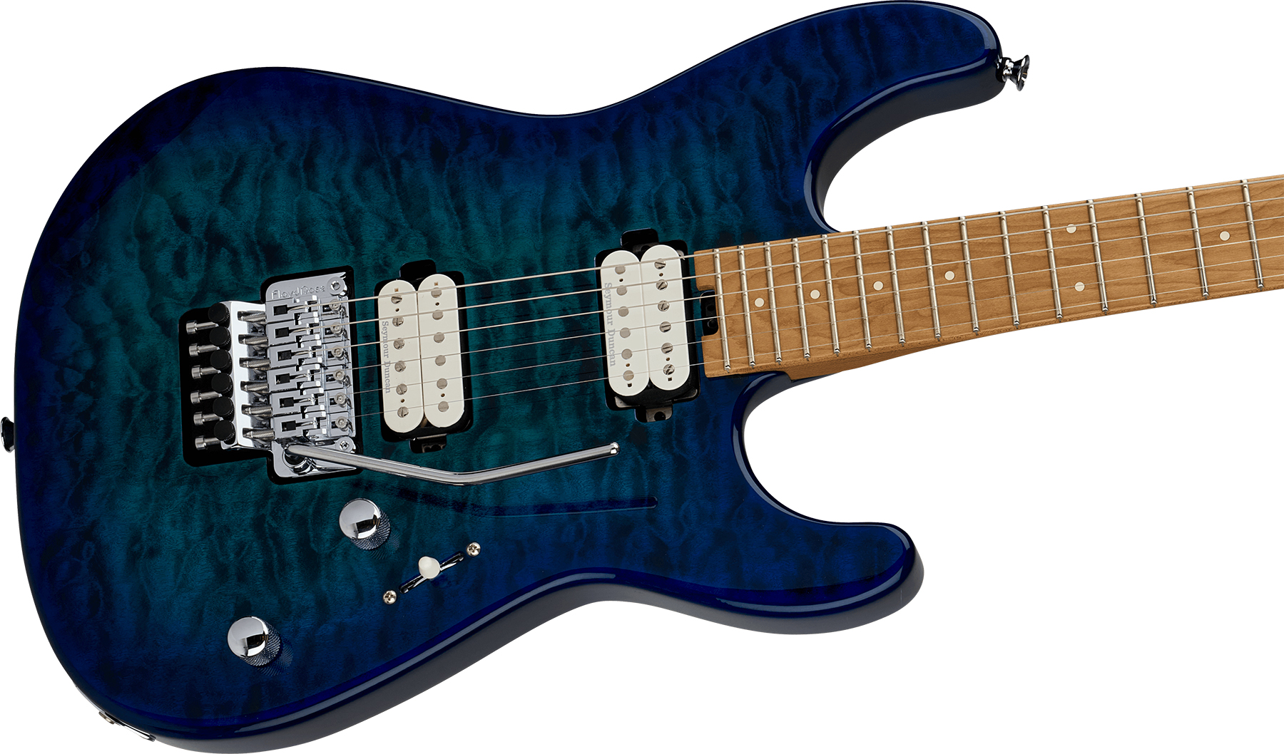 Charvel San Dimas Pro-mod Plus Style 1 Hh Fr Cm 2h Seymour Duncan Mn - Chlorine Burst - E-Gitarre in Str-Form - Variation 2