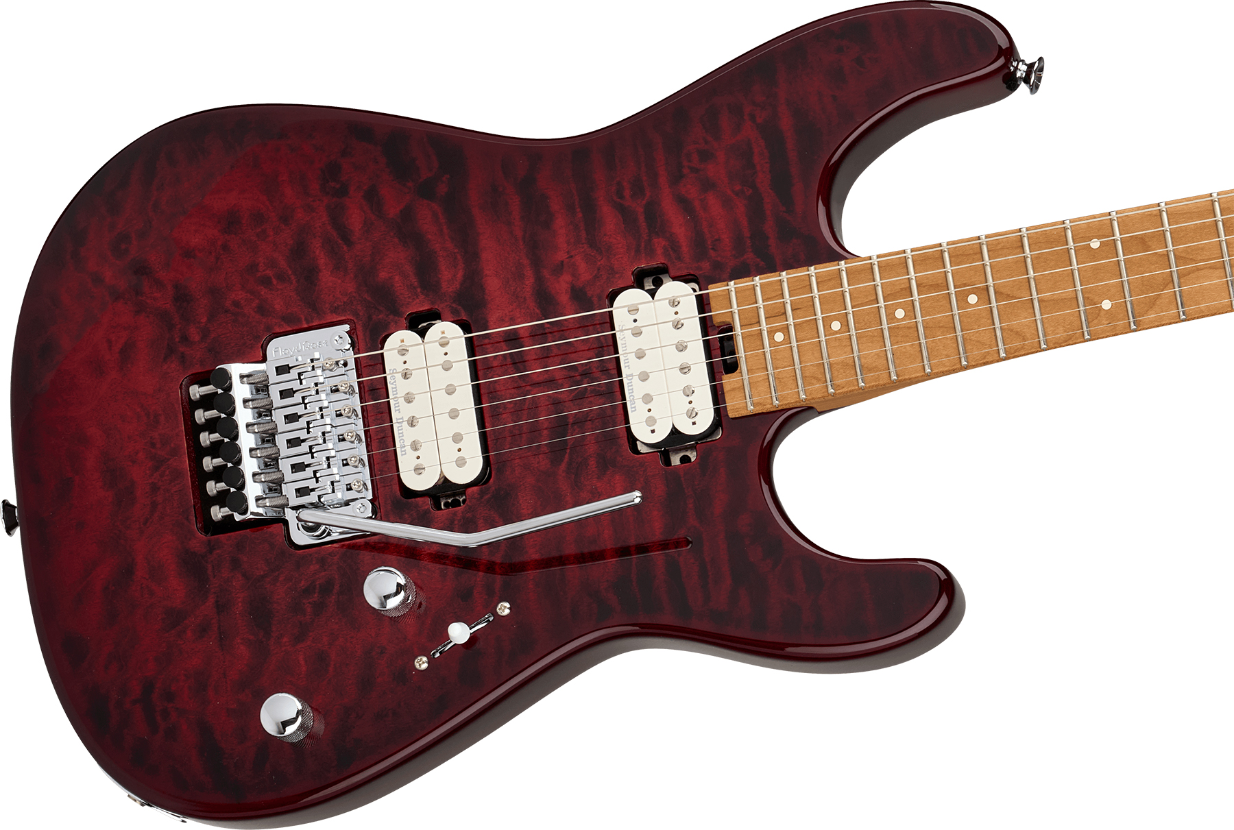 Charvel San Dimas Pro-mod Plus Style 1 Hh Fr Cm 2h Seymour Duncan Mn - Sangria Burst - E-Gitarre in Str-Form - Variation 2