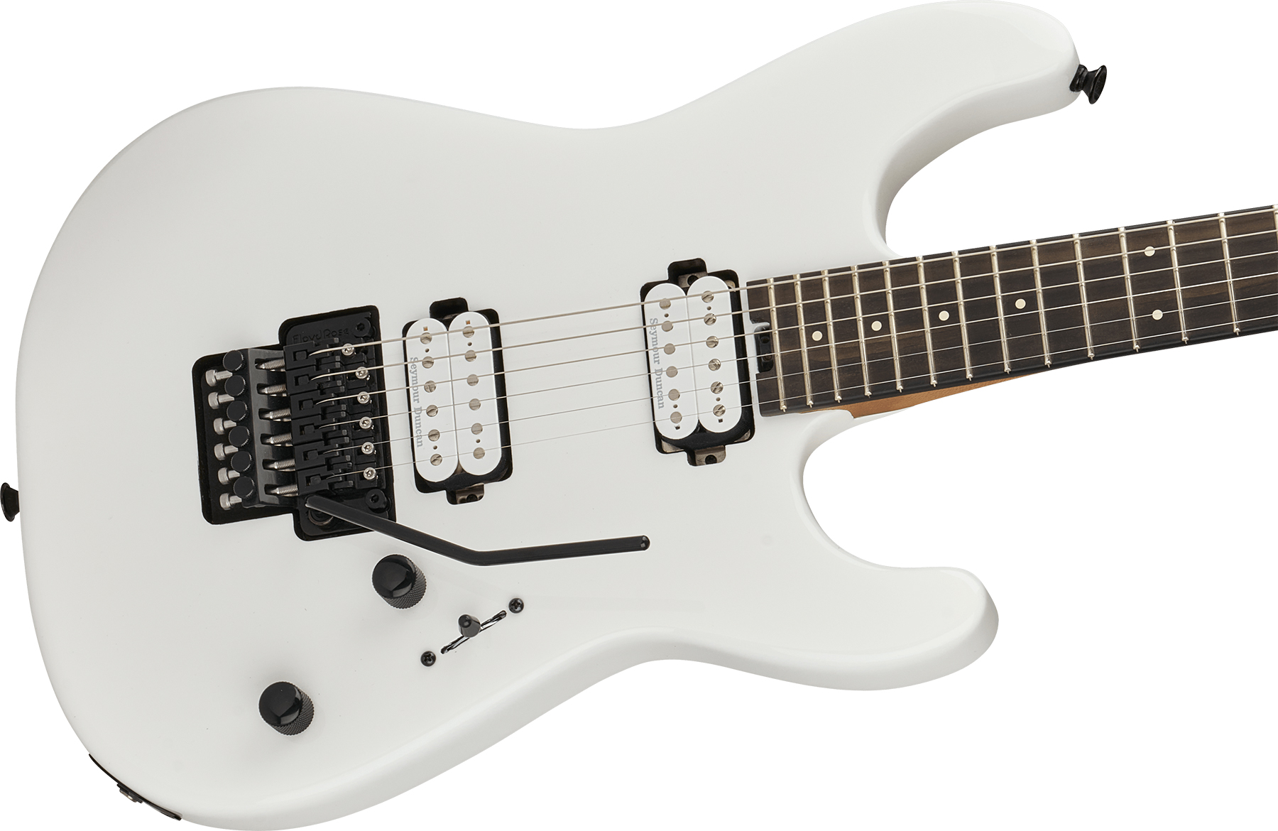 Charvel San Dimas Pro-mod Plus Style 1 Hh Fr E 2h Seymour Duncan Mn - Snow White - E-Gitarre in Str-Form - Variation 2
