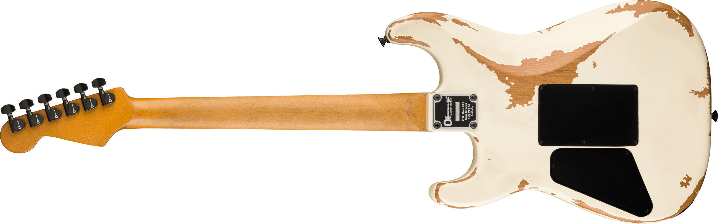 Charvel San Dimas Pro-mod Relic Style 1 Hh Fr E Pf - Weathered White - E-Gitarre in Str-Form - Variation 1