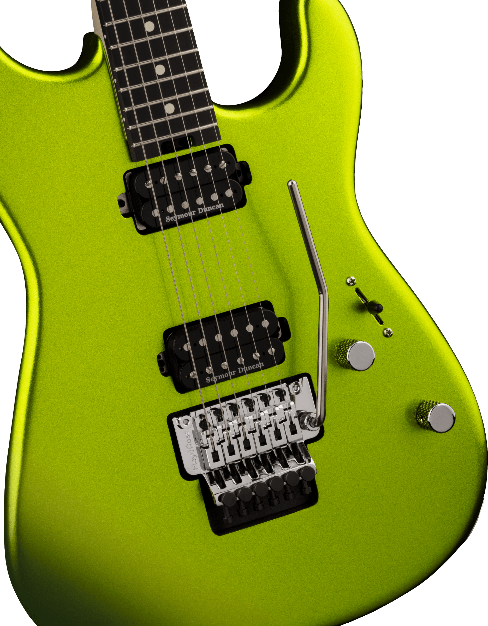 Charvel San Dimas Style 1 Hh Fr E Pro-mod Seymour Duncan Eb - Lime Green Metallic - E-Gitarre in Str-Form - Variation 2