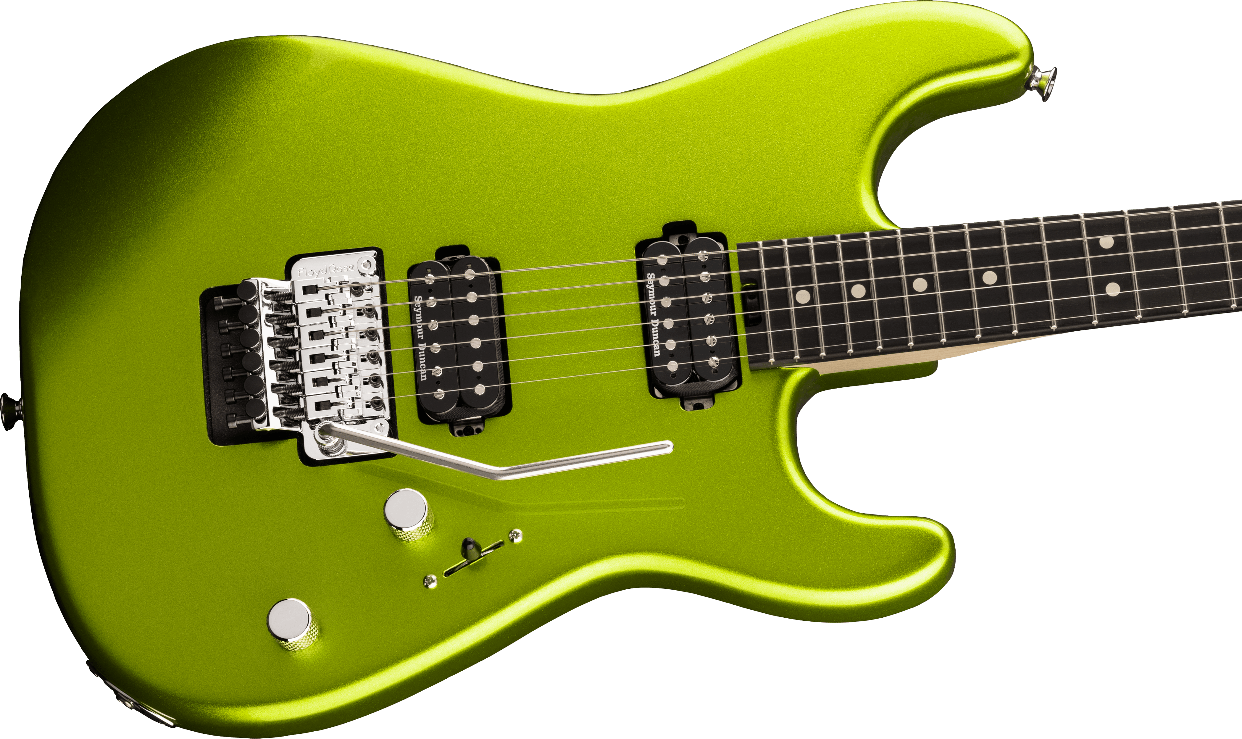 Charvel San Dimas Style 1 Hh Fr E Pro-mod Seymour Duncan Eb - Lime Green Metallic - E-Gitarre in Str-Form - Variation 3