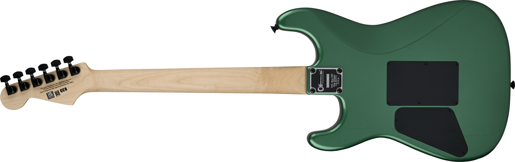 Charvel San Dimas Pro-mod Style 1 Hh Fr Mpl 2h Seymour Duncan Mn - Pelham Green - E-Gitarre in Str-Form - Variation 1