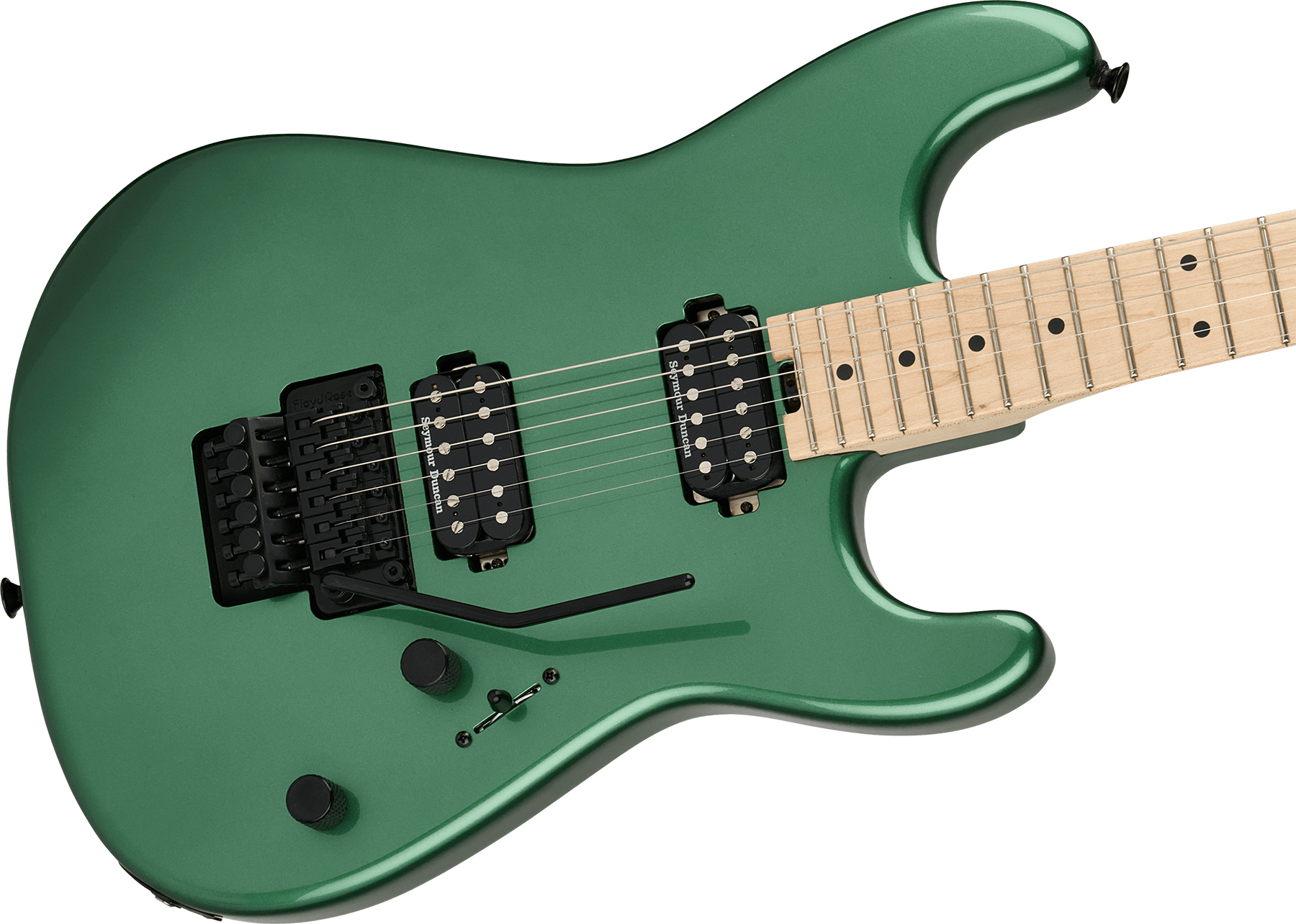 Charvel San Dimas Pro-mod Style 1 Hh Fr Mpl 2h Seymour Duncan Mn - Pelham Green - E-Gitarre in Str-Form - Variation 2
