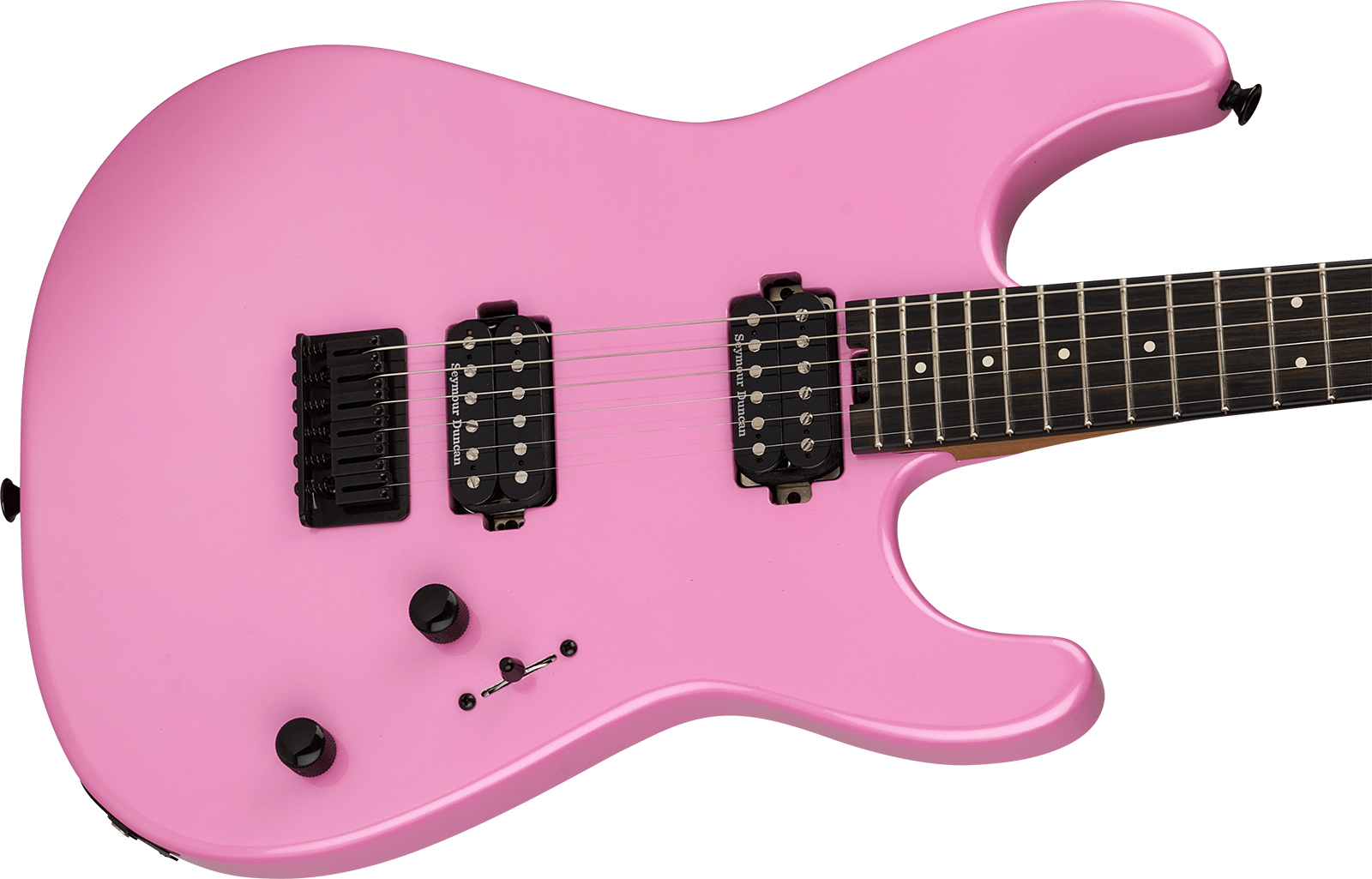 Charvel San Dimas Style 1 Hh Pro-mod Plus 2h Seymour Duncan Ht Eb - Platinum Pink - E-Gitarre in Str-Form - Variation 2