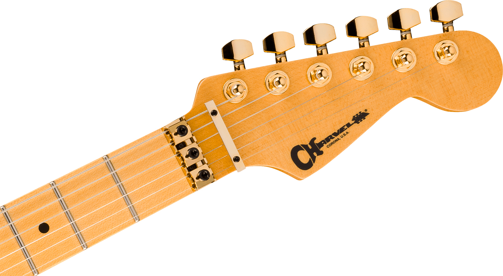 Charvel San Dimas Style 1 Sd1 Hh Fr American Neo Classic 2h Seymour Duncan Fr Mn - Gloss Black - E-Gitarre in Str-Form - Variation 5