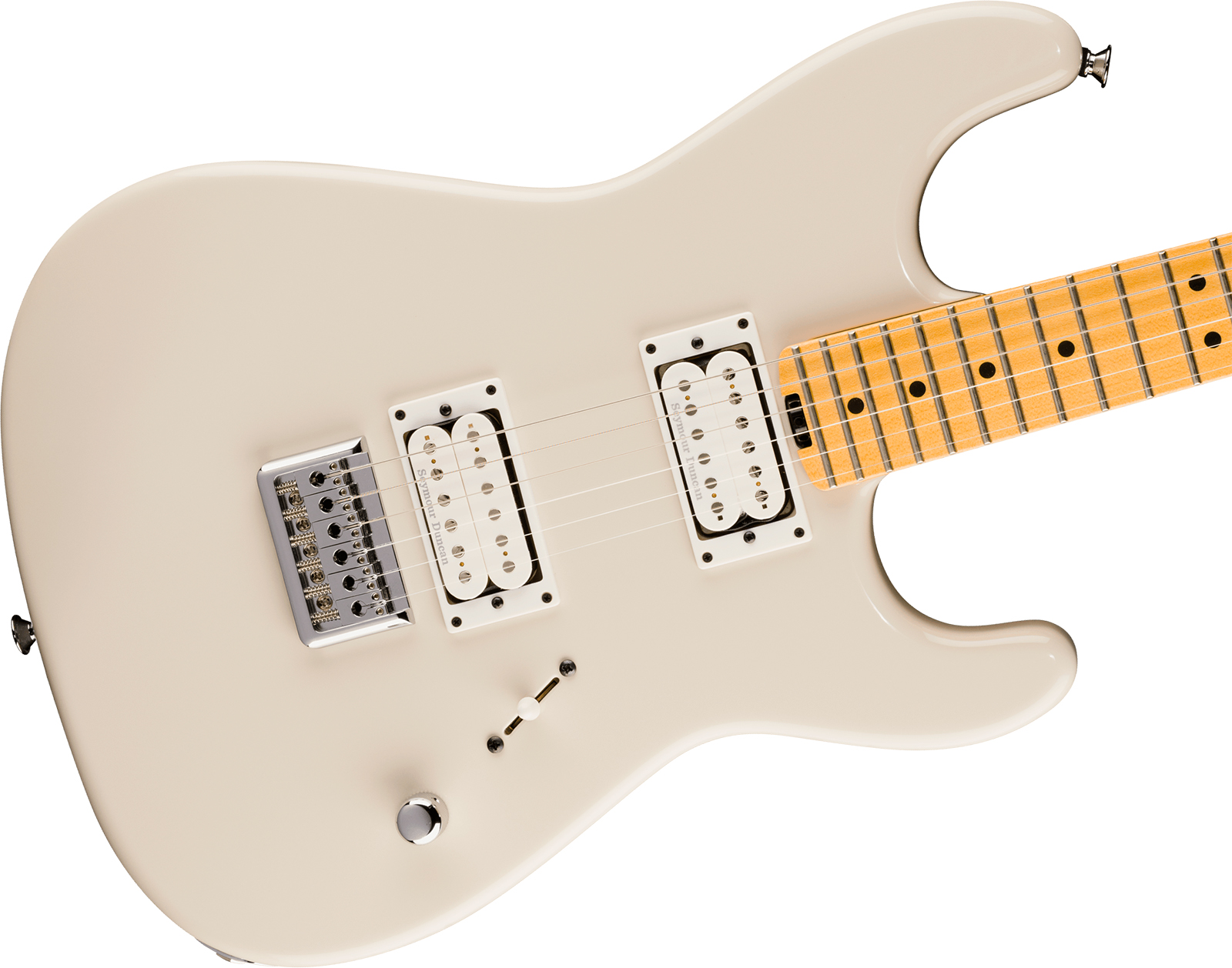 Charvel San Dimas Style 1 Sd1 Hh Ht American Neo Classic 2h Seymour Duncan Ht Mn - Ivory Blitz - E-Gitarre in Str-Form - Variation 2