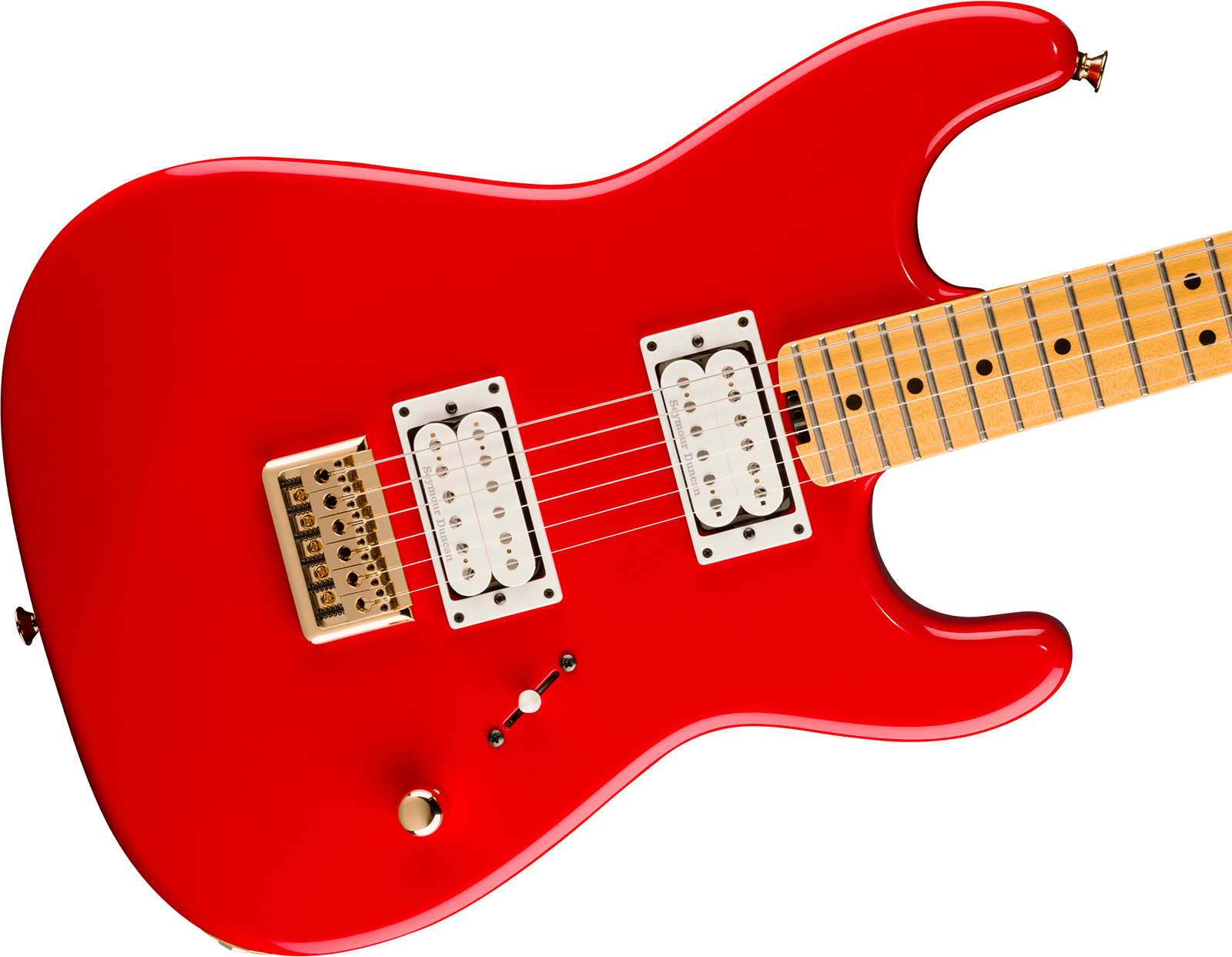 Charvel San Dimas Style 1 Sd1 Hh Ht American Neo Classic Usa 2h Seymour Duncan Ht Mn - Racing Red - E-Gitarre in Str-Form - Variation 2