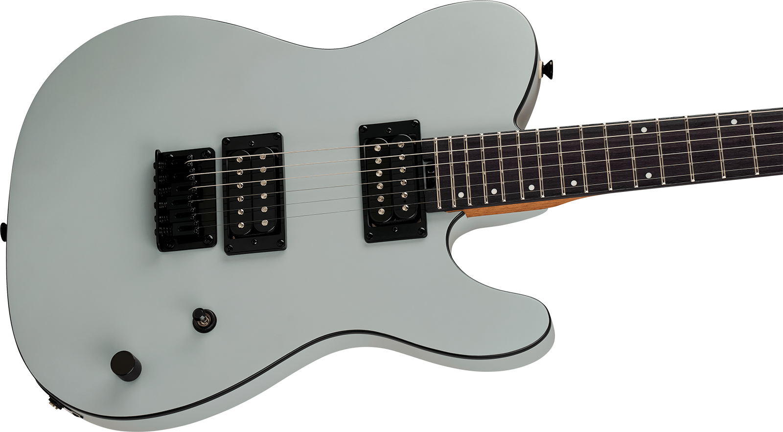 Charvel San Dimas Style 2  Sd2 Hh Ht Ind 2h Ht Ama - Satin Gray - E-Gitarre in Teleform - Variation 2
