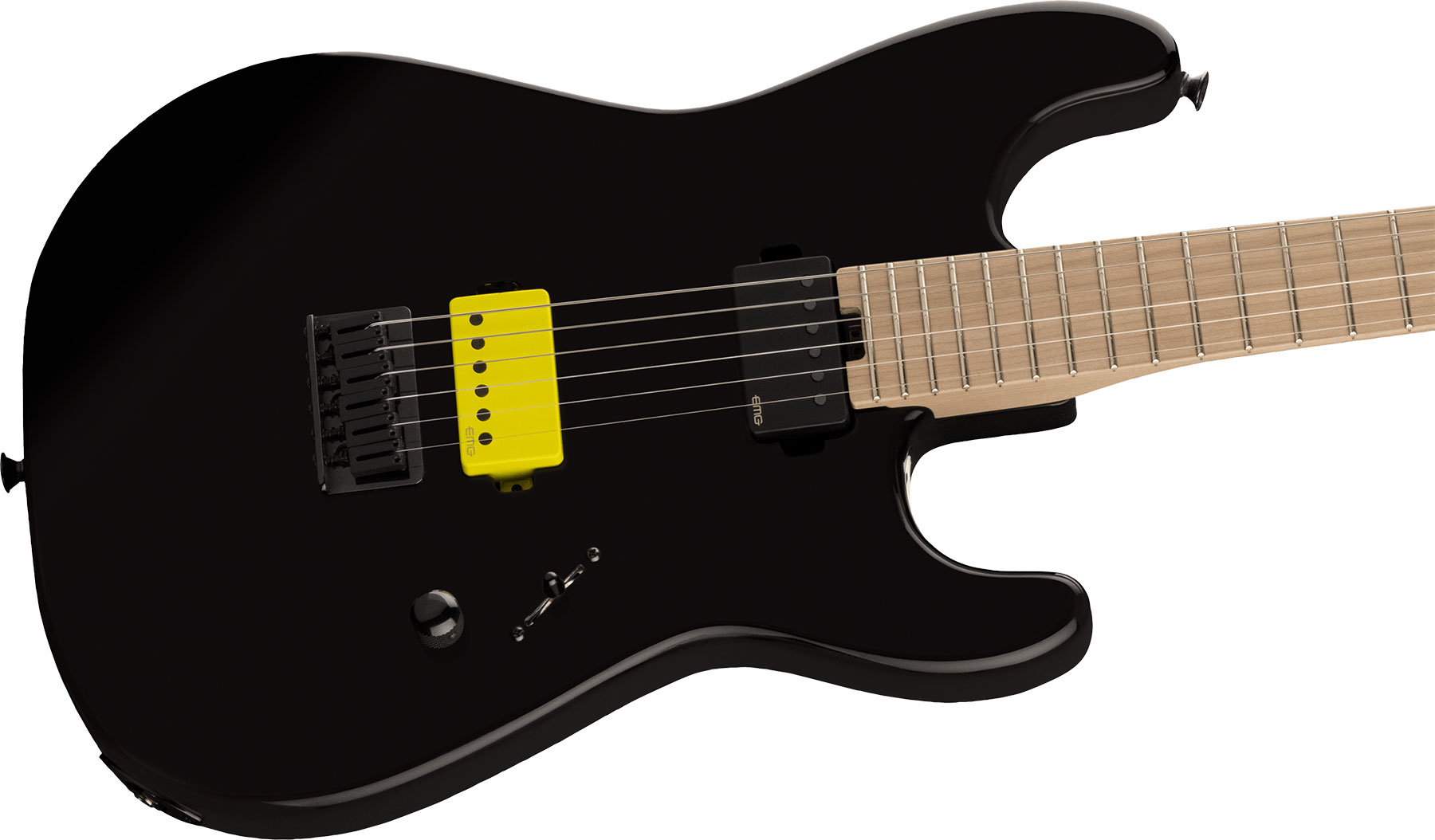 Charvel Sean Long San Dimas Style 1 Pro-mod Signature 2h Emg Ht Mn - Gloss Black - E-Gitarre in Str-Form - Variation 2
