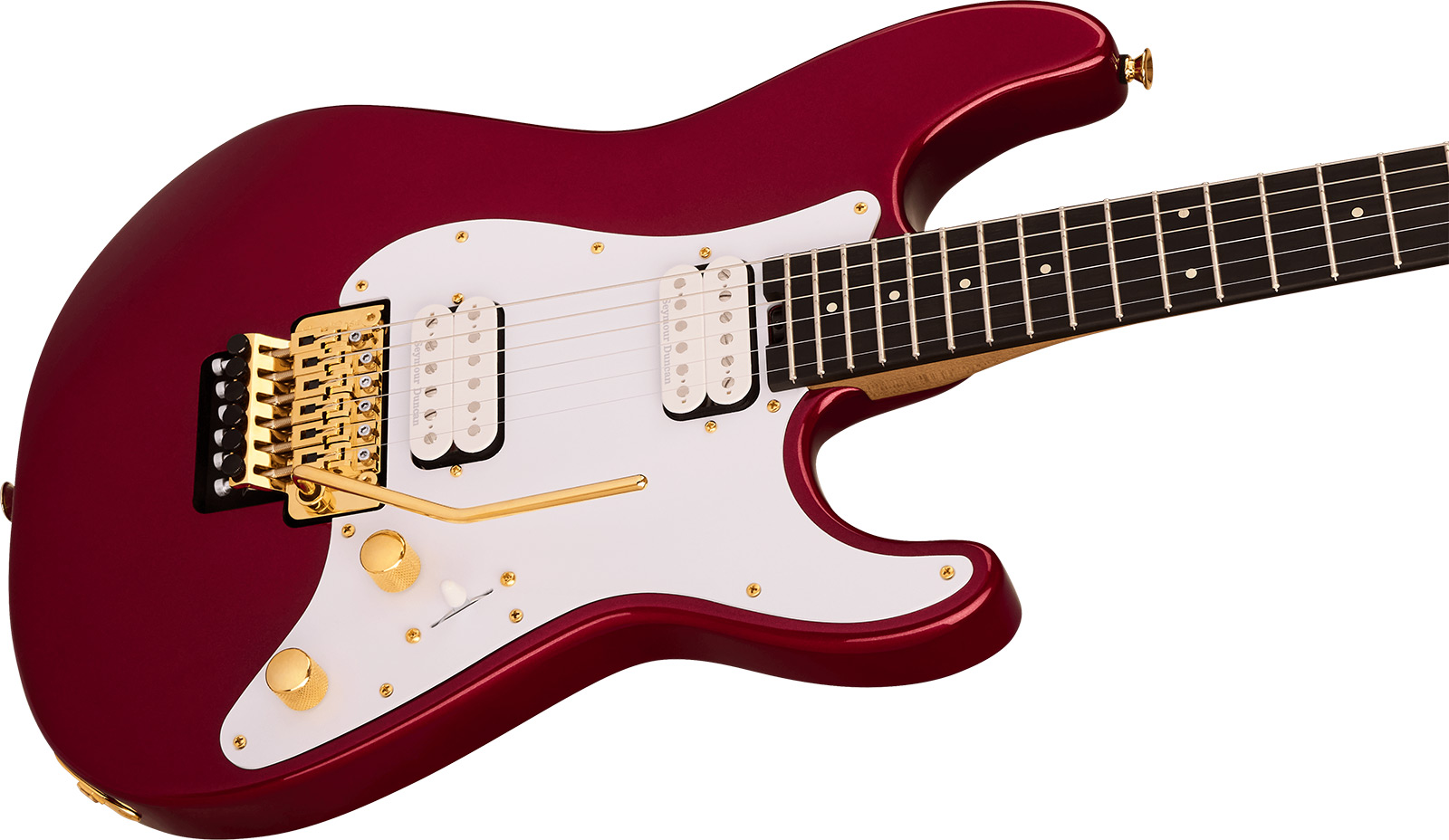 Charvel So-cal Sc1 Style 1 Hh Fr Pro-mod 2h Seymour Duncan Eb - Candy Apple Red - E-Gitarre in Str-Form - Variation 2